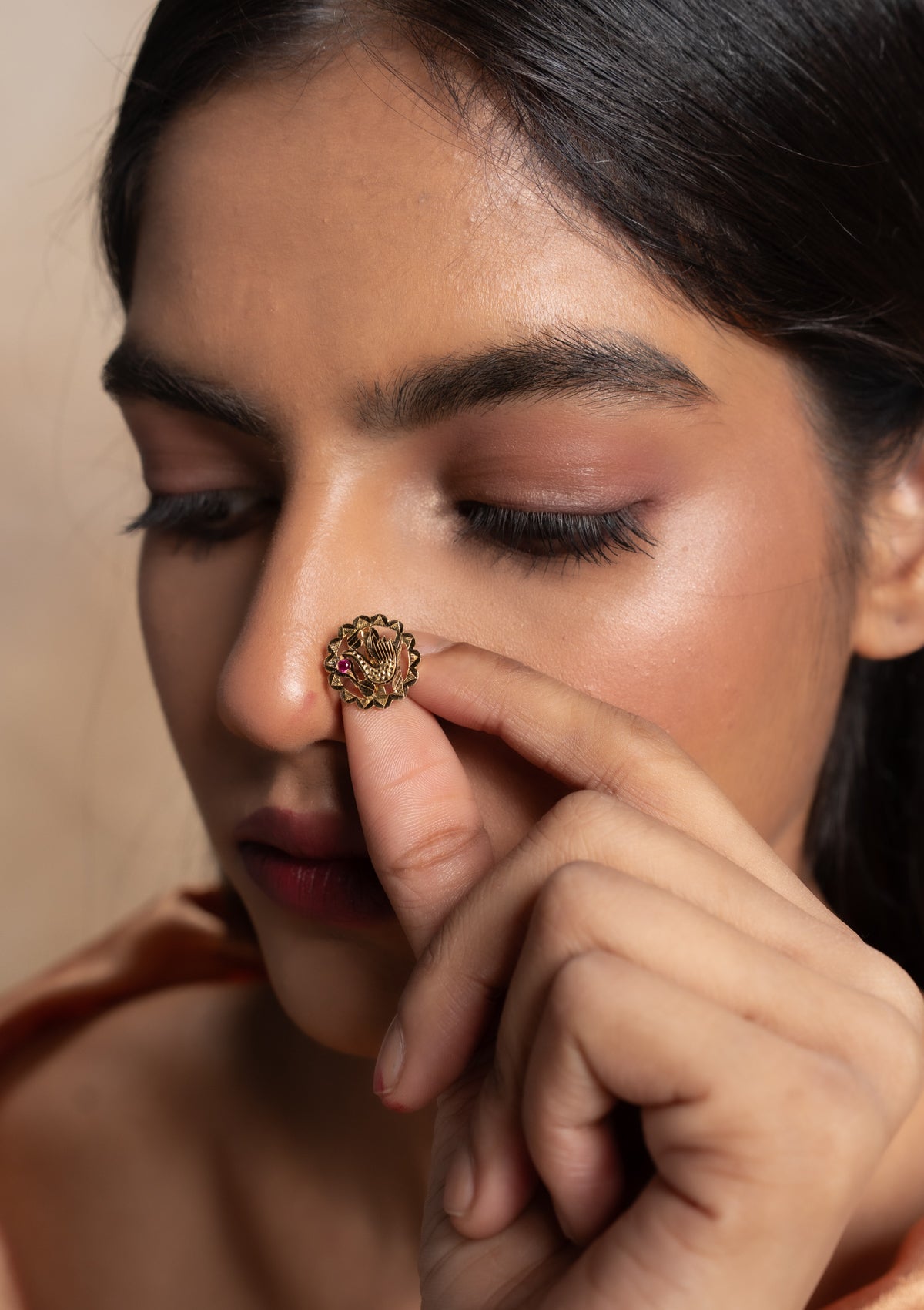 Hemani Gold Nosepin