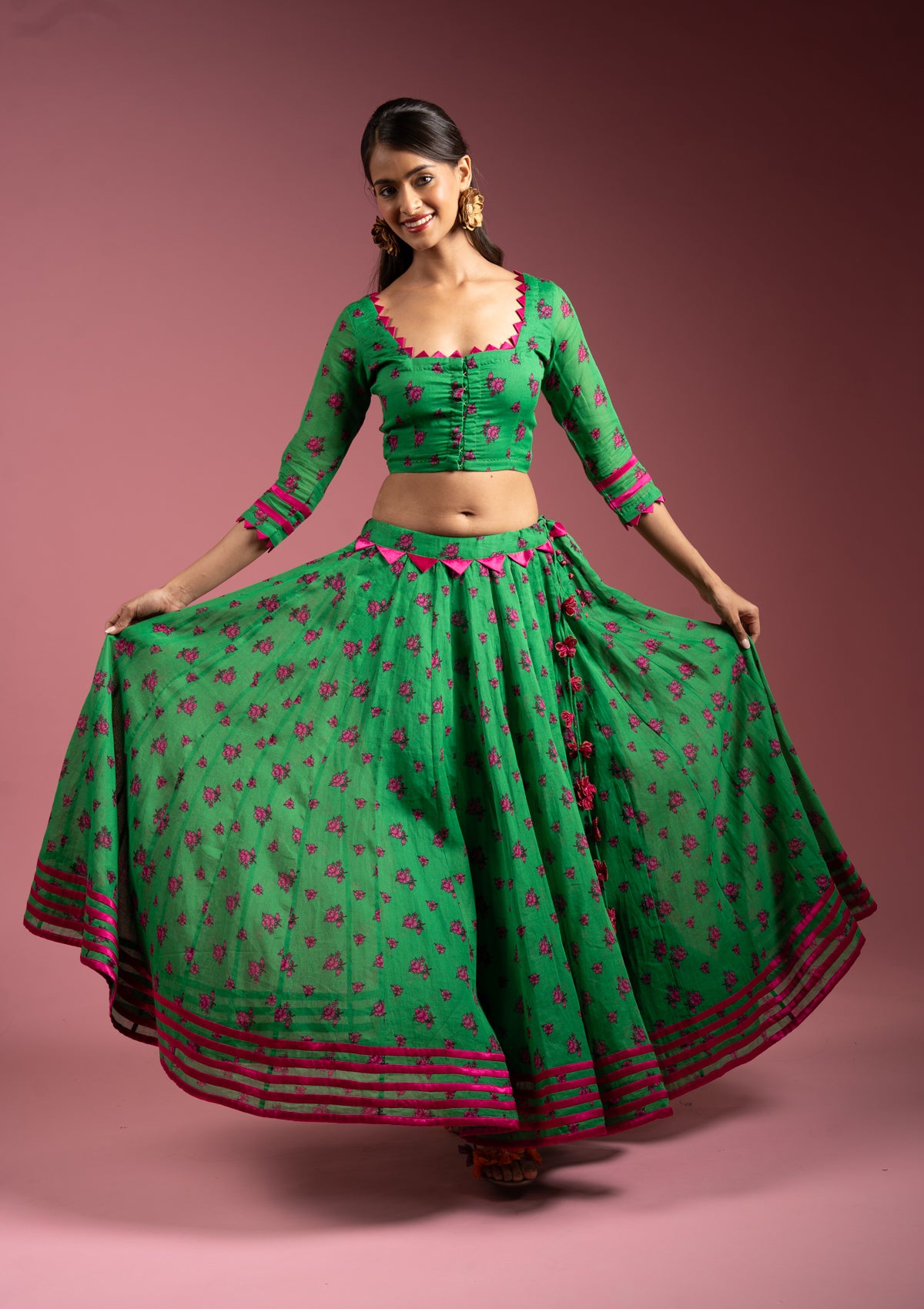 Jhula Skirt & Blouse Set