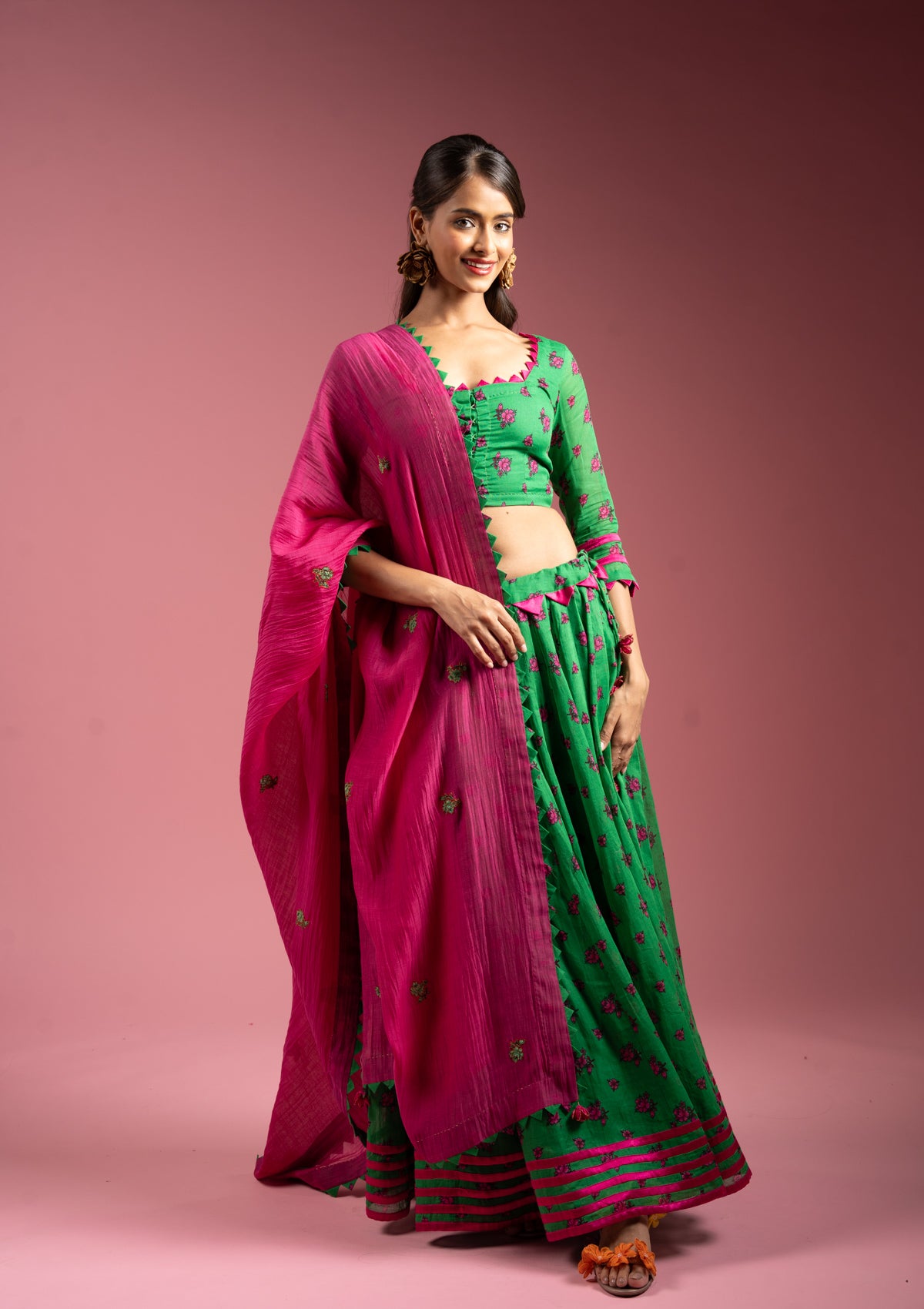 Jhula Pink Dupatta