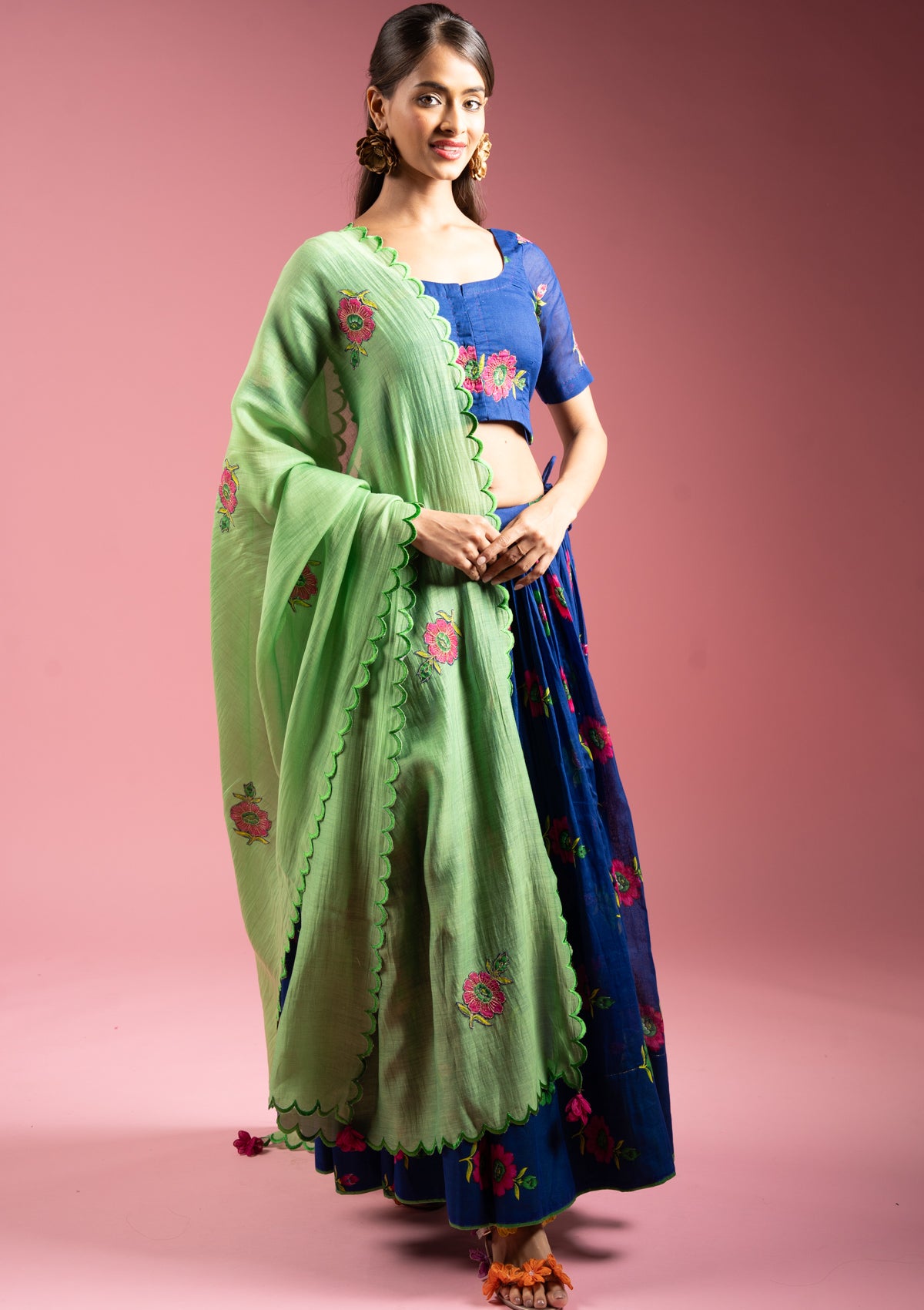 Gaana Green Dupatta