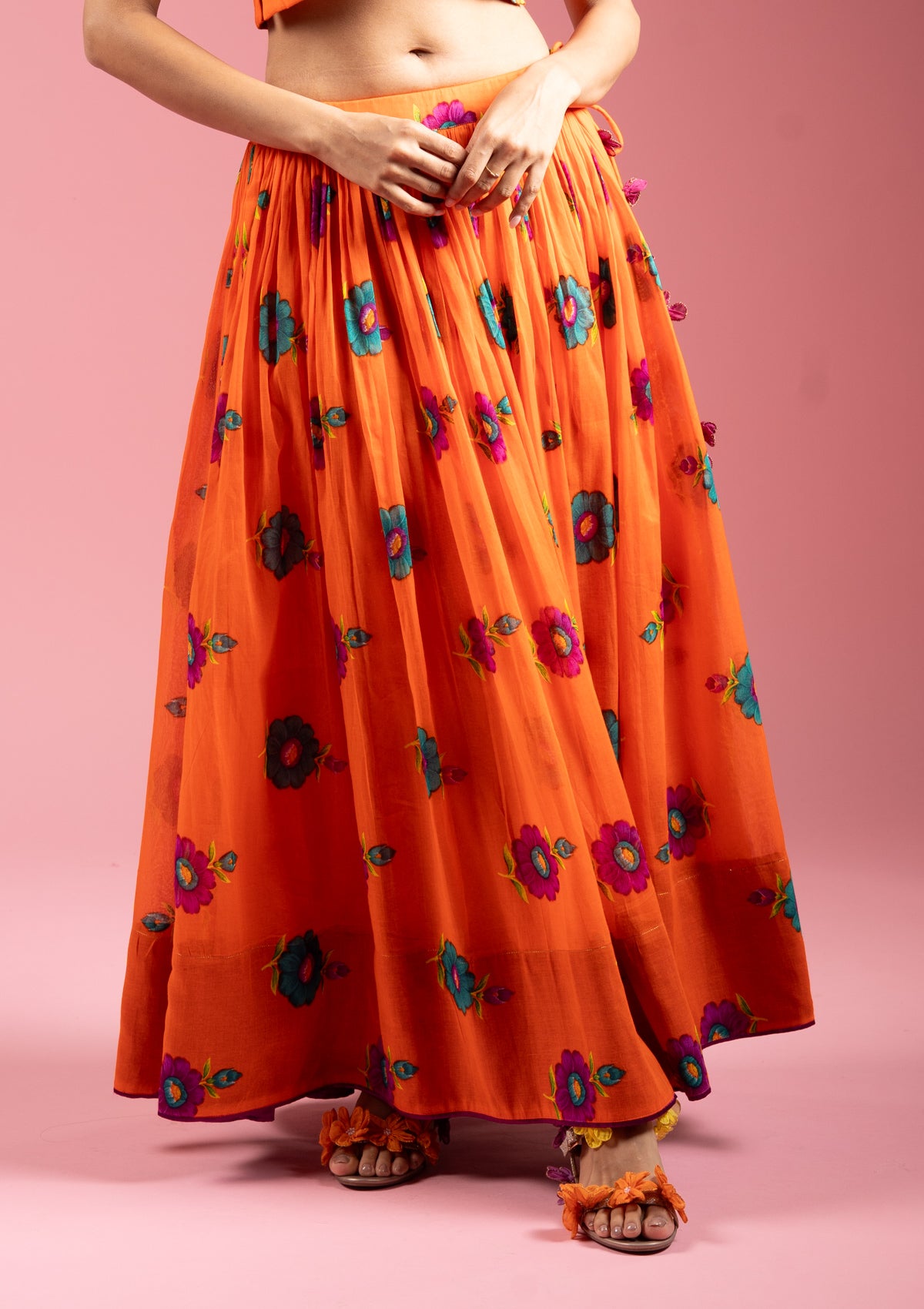 Jalebi Skirt, Blouse & Dupatta Set