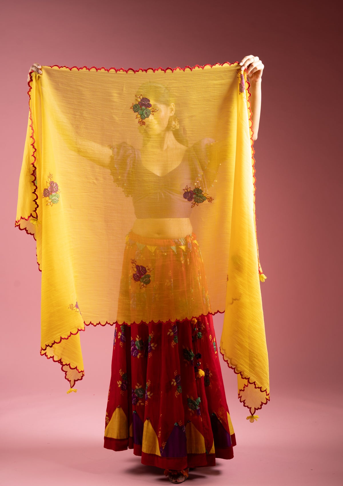 Taal Yellow Dupatta