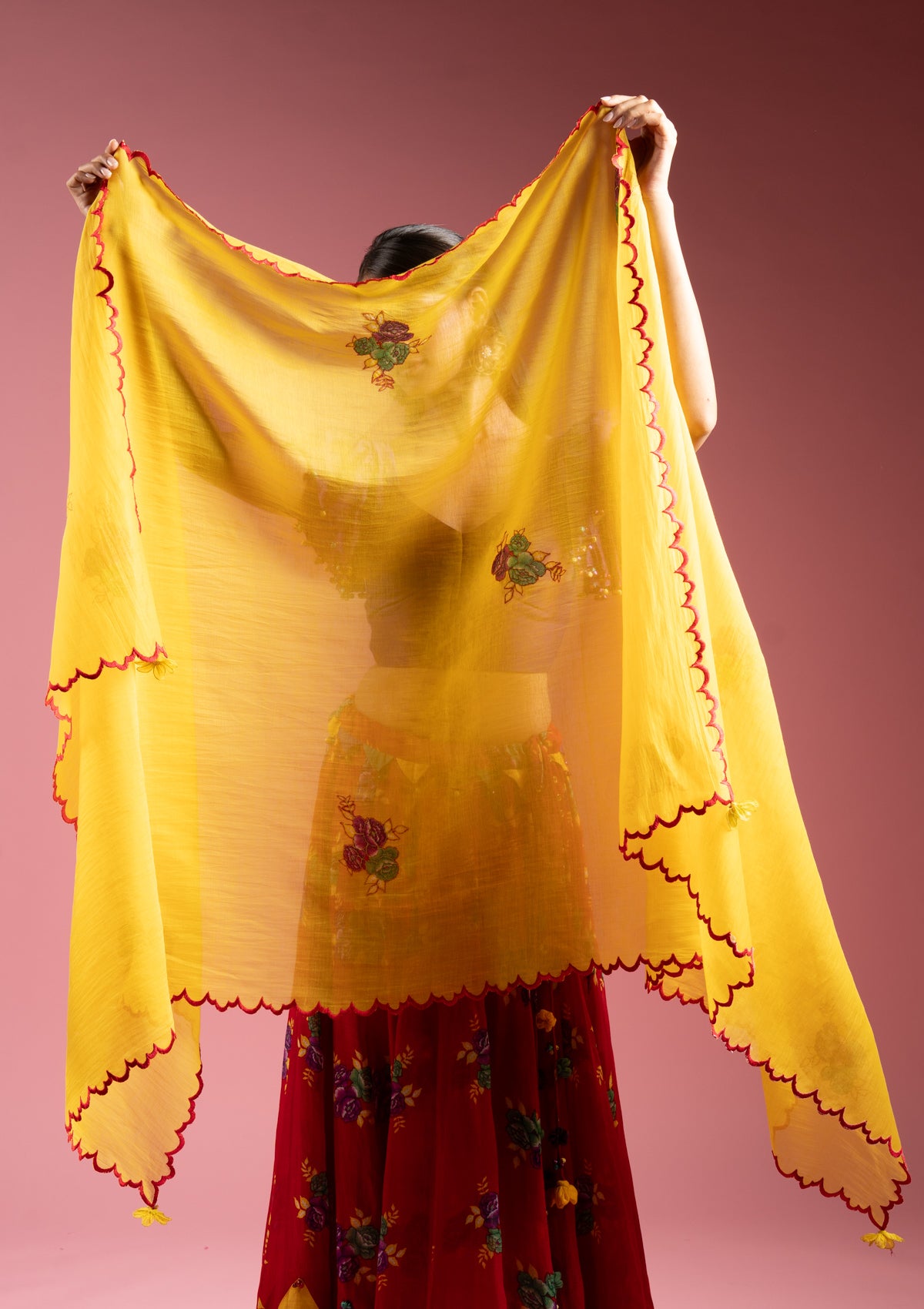 Taal Yellow Dupatta