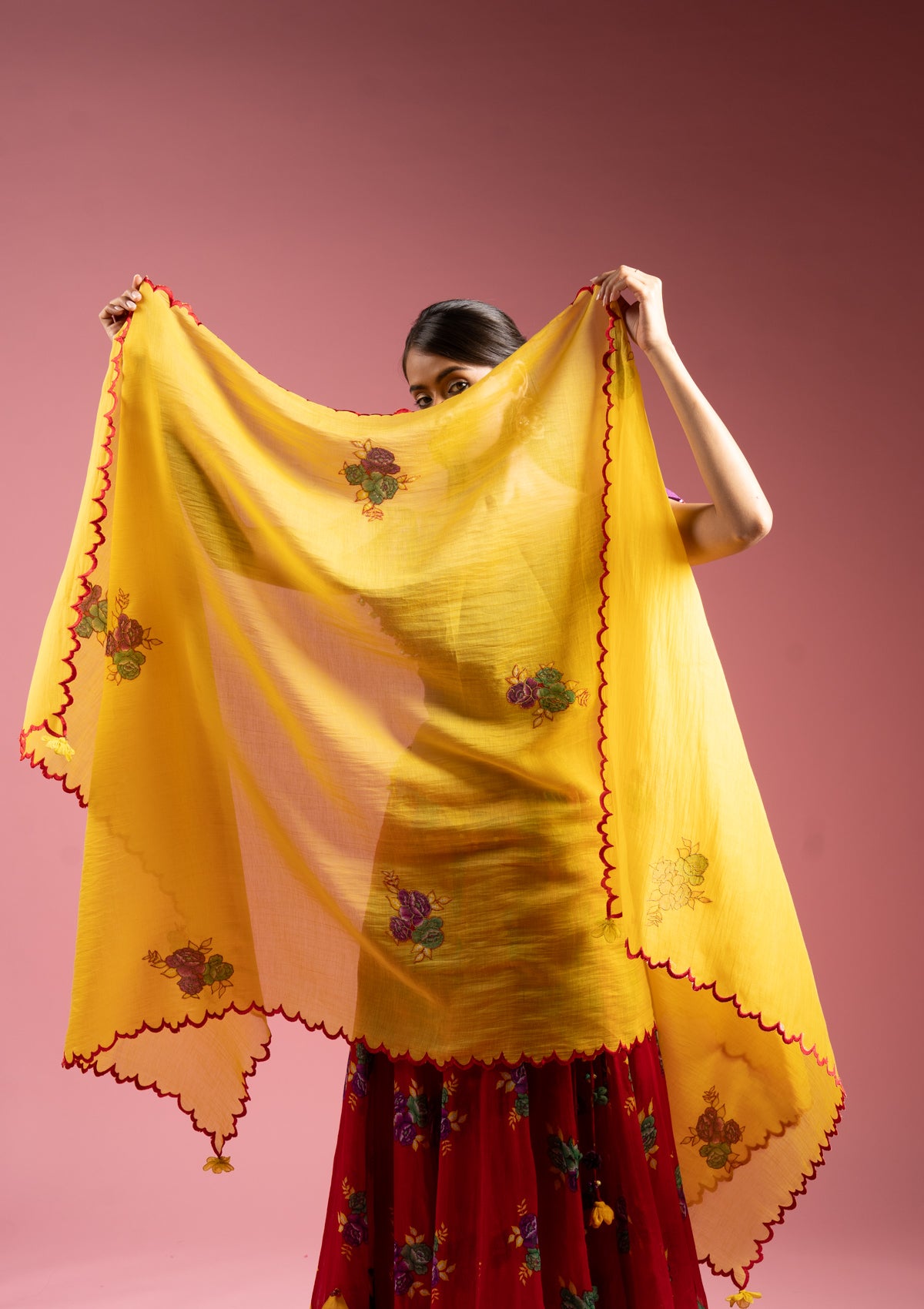 Taal Yellow Dupatta