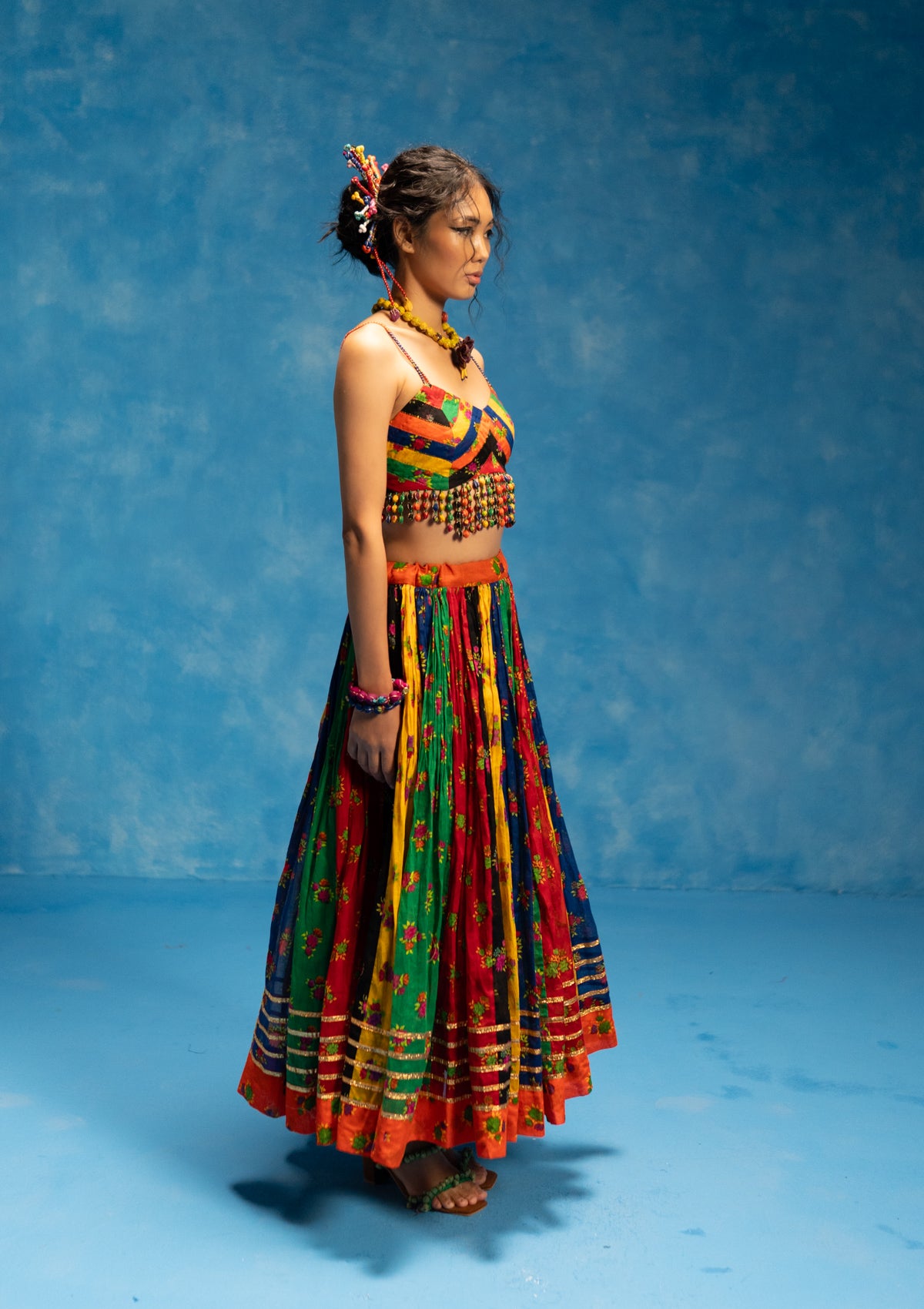 Kammo Skirt & Bustier Set