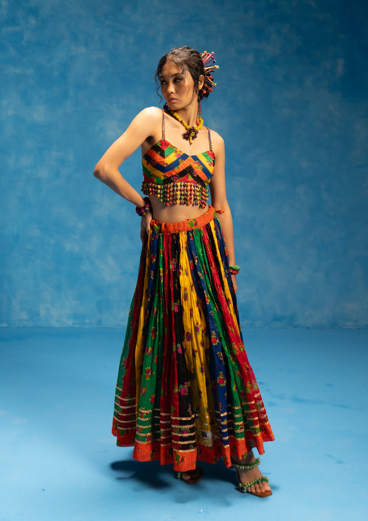 Kammo Skirt & Bustier Set