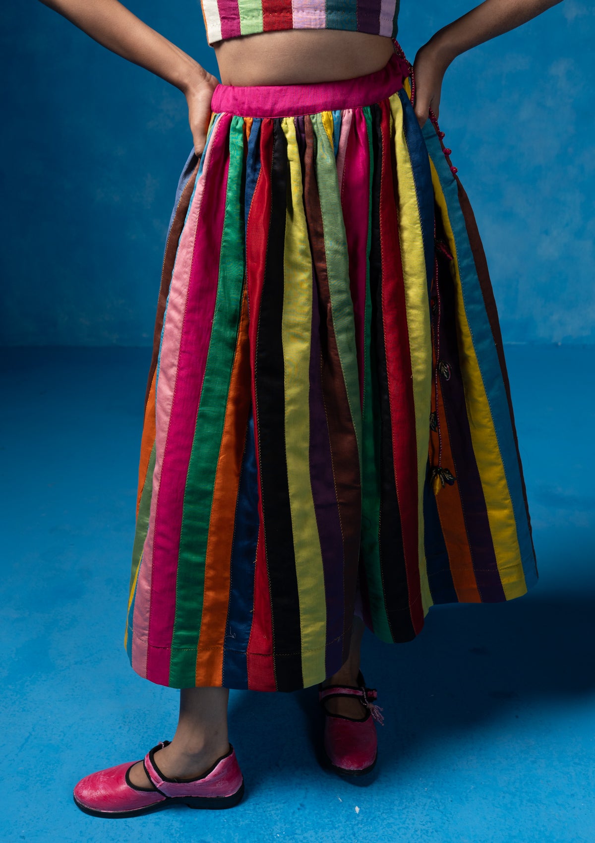 Lota Striped Skirt