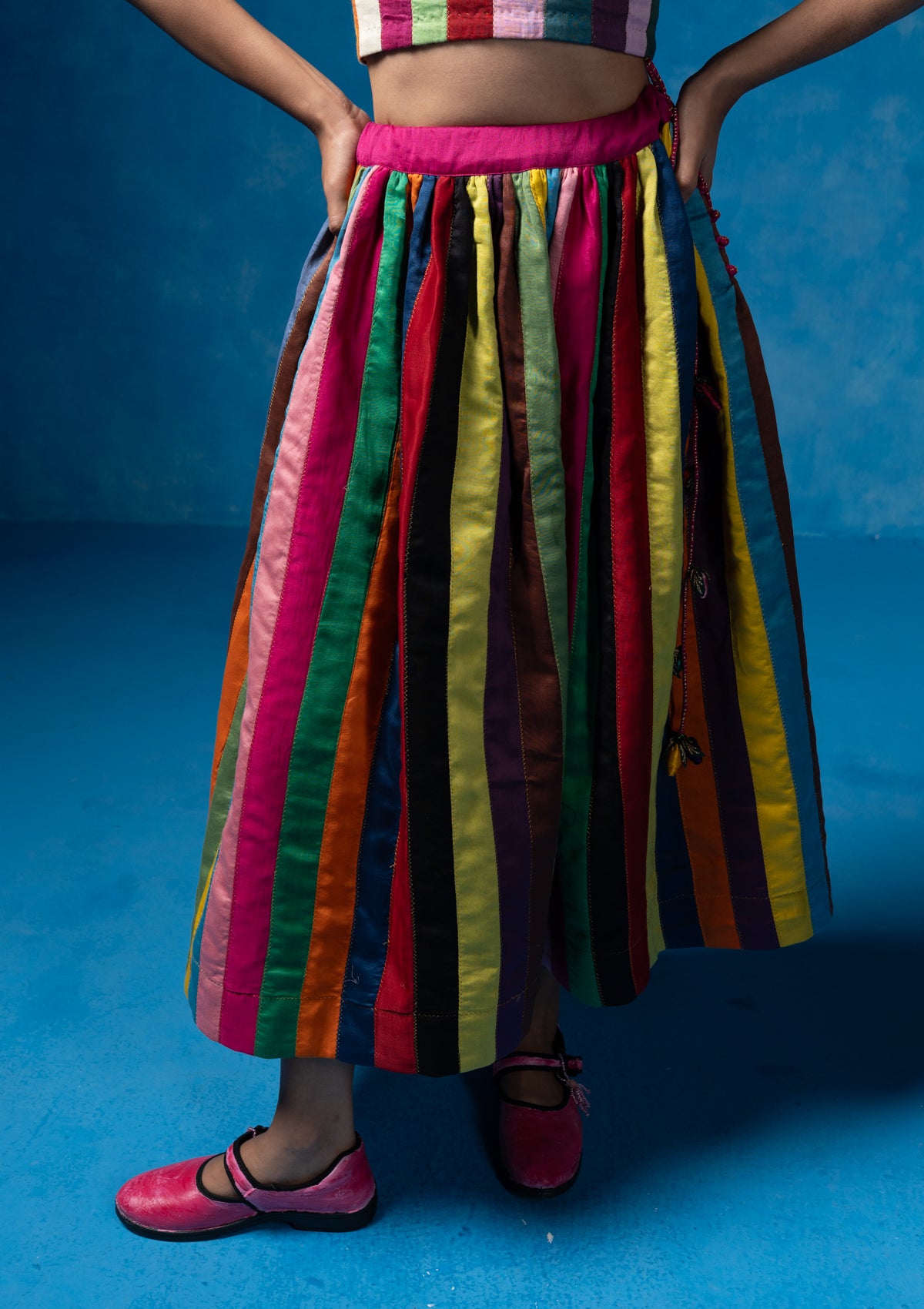 Lota Striped Skirt