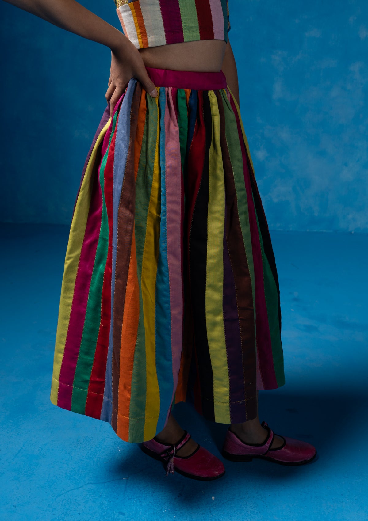 Lota Striped Skirt