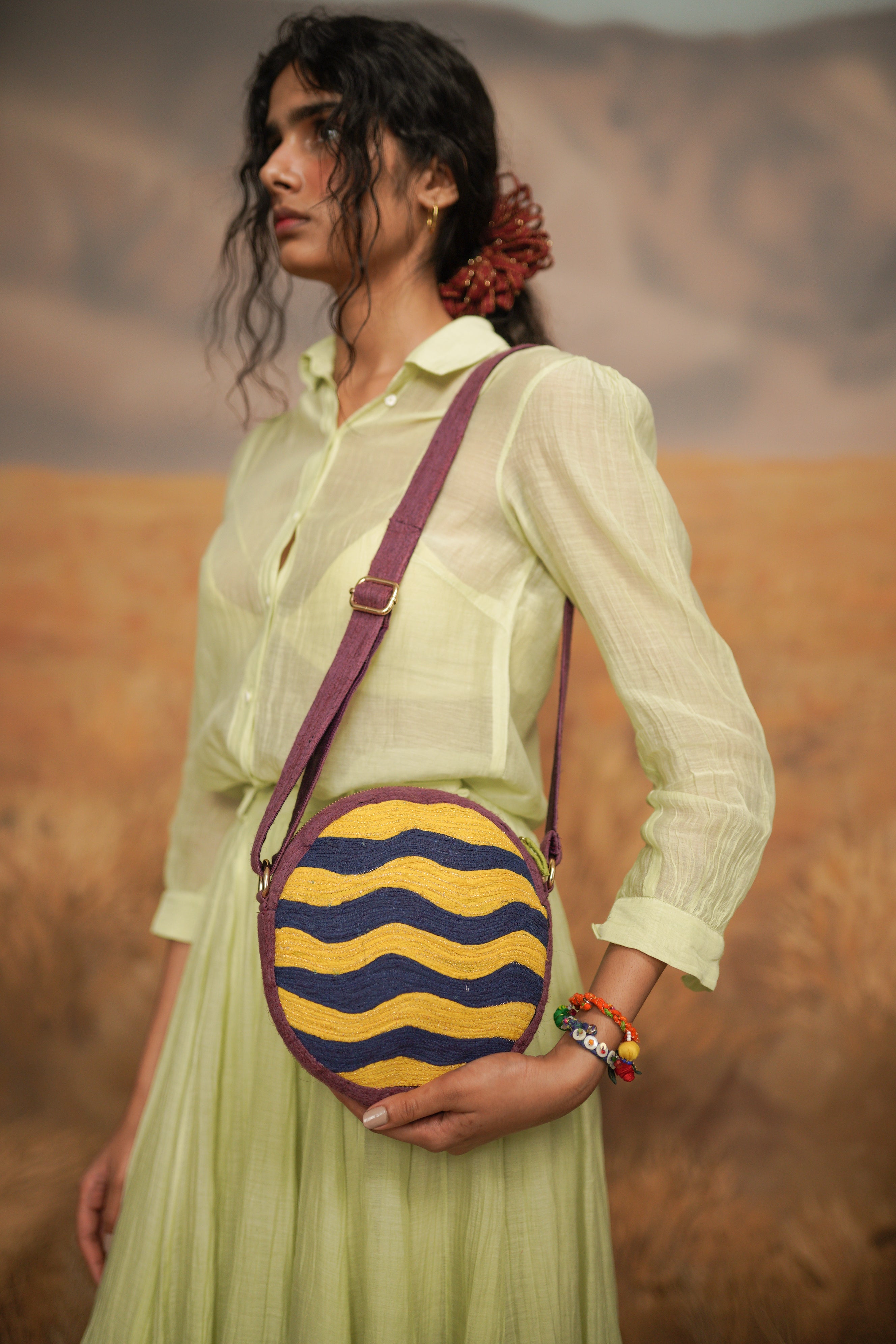 Midnight Marigold Sling Bag