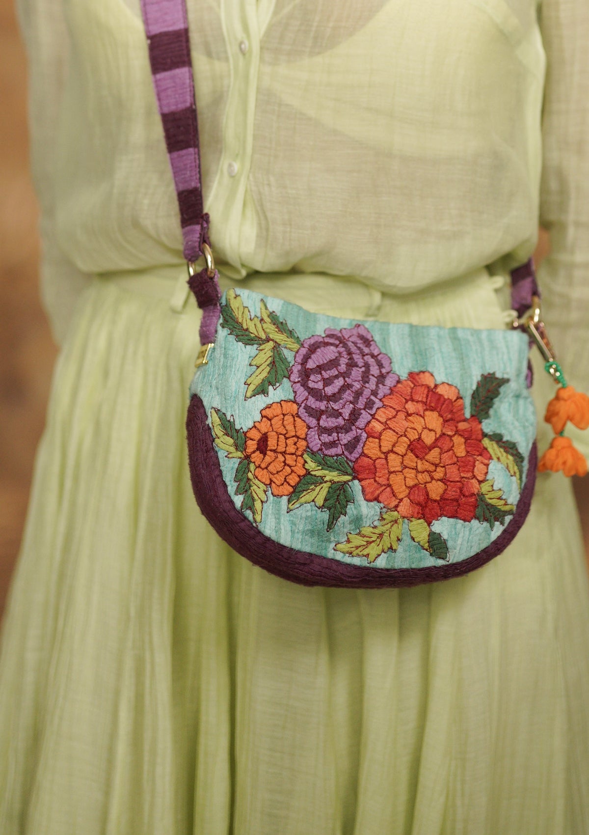 Scribbled Sky Sling Bag