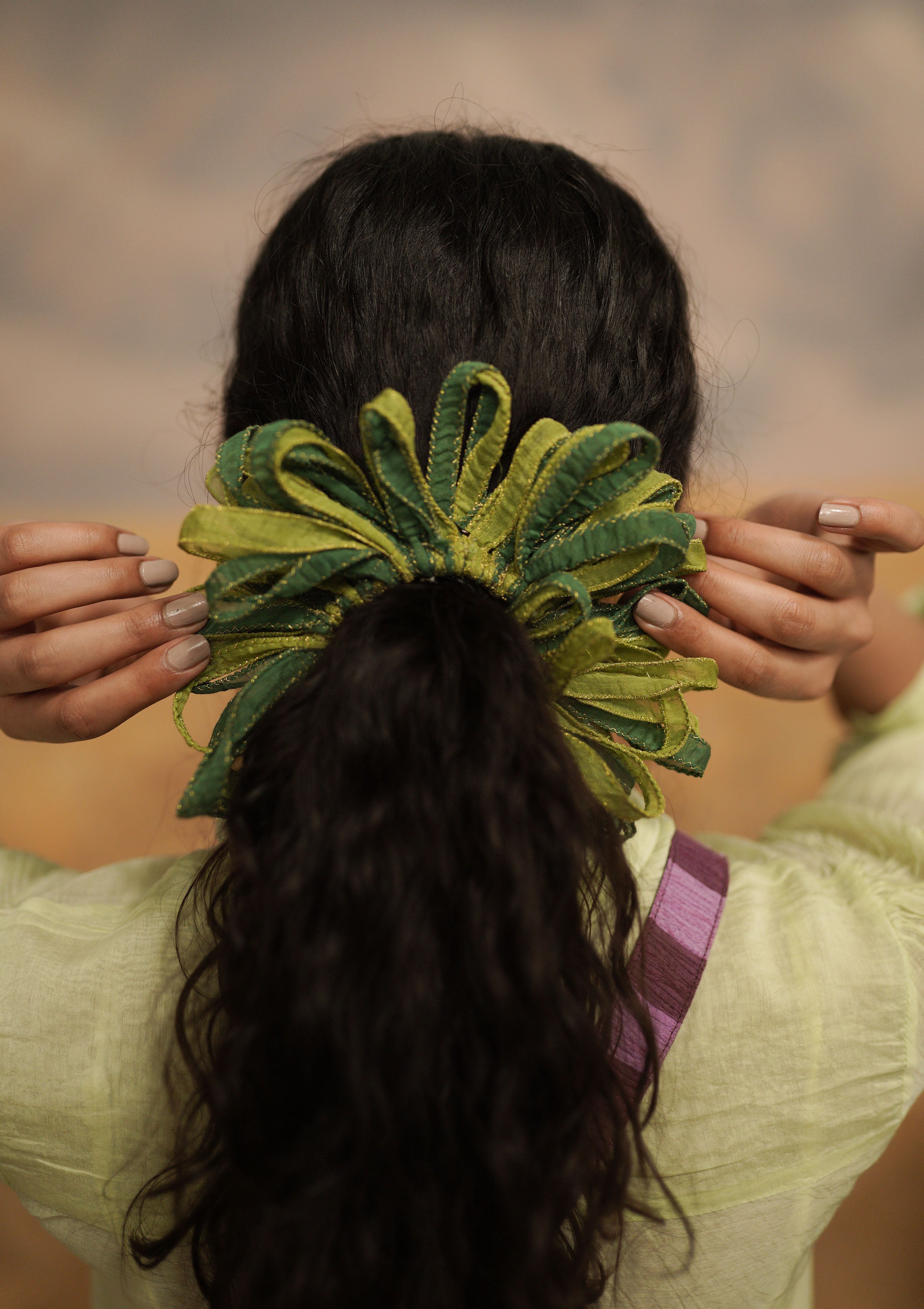 Moss & Mint Scrunchie