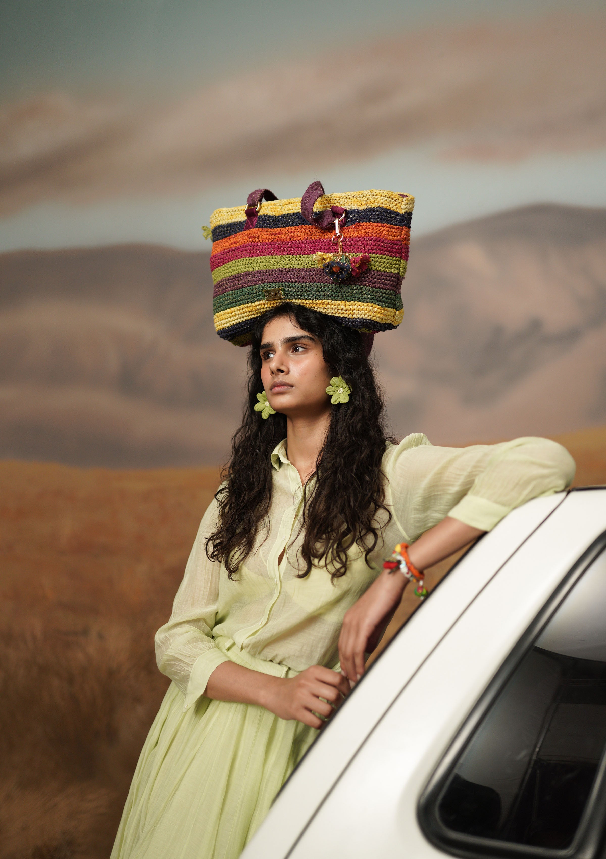Carnival Knit Tote Bag