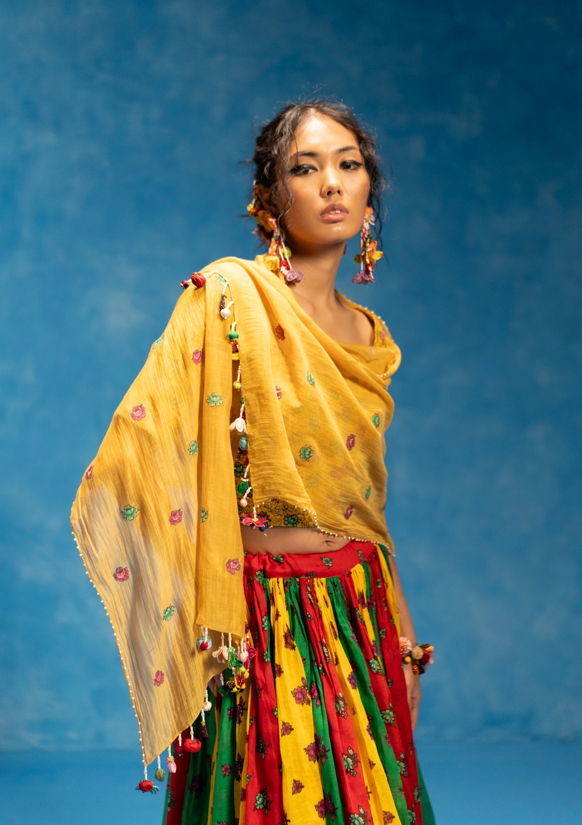Kalash Yellow Dupatta