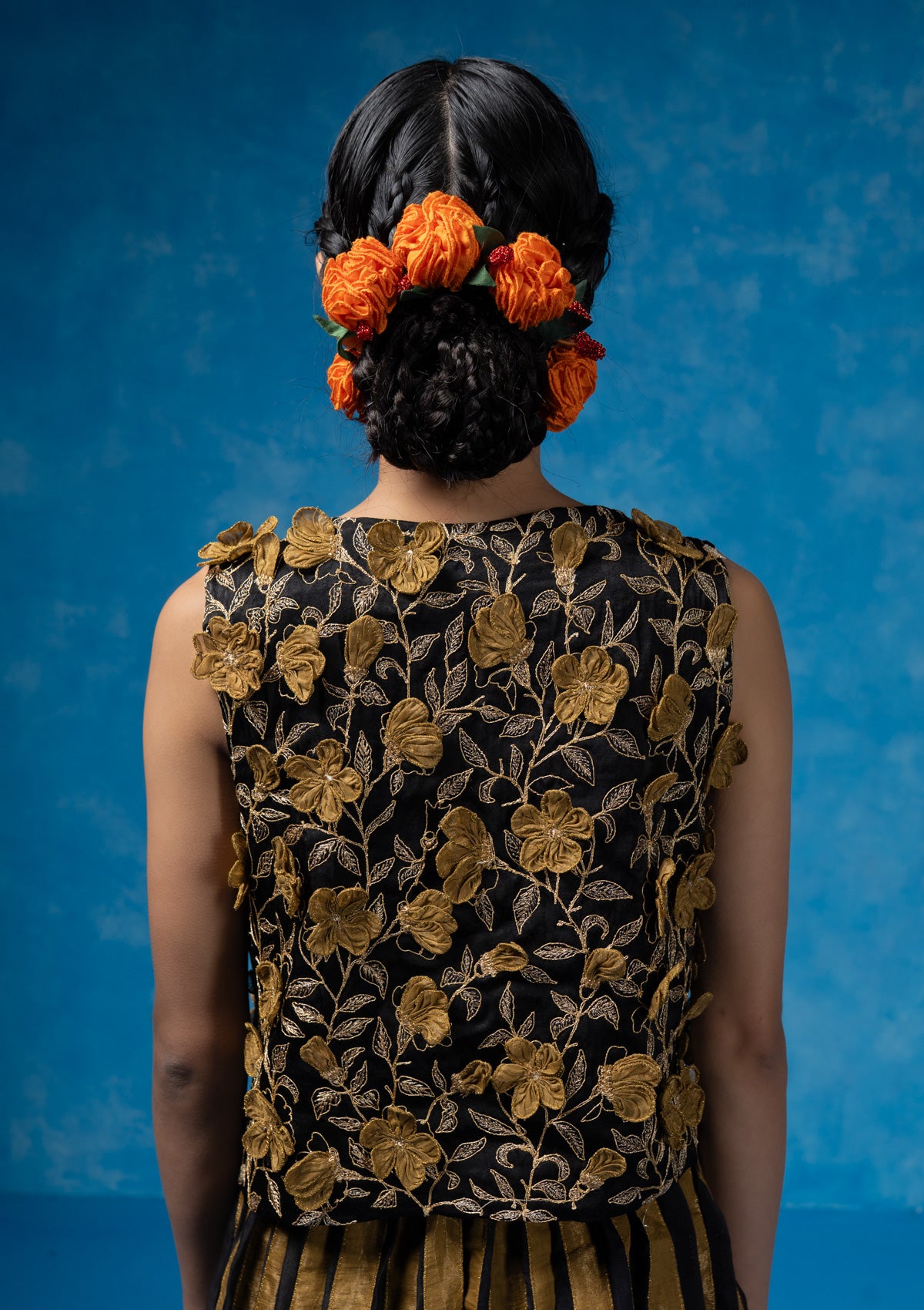 Marigold Bloom Gajra
