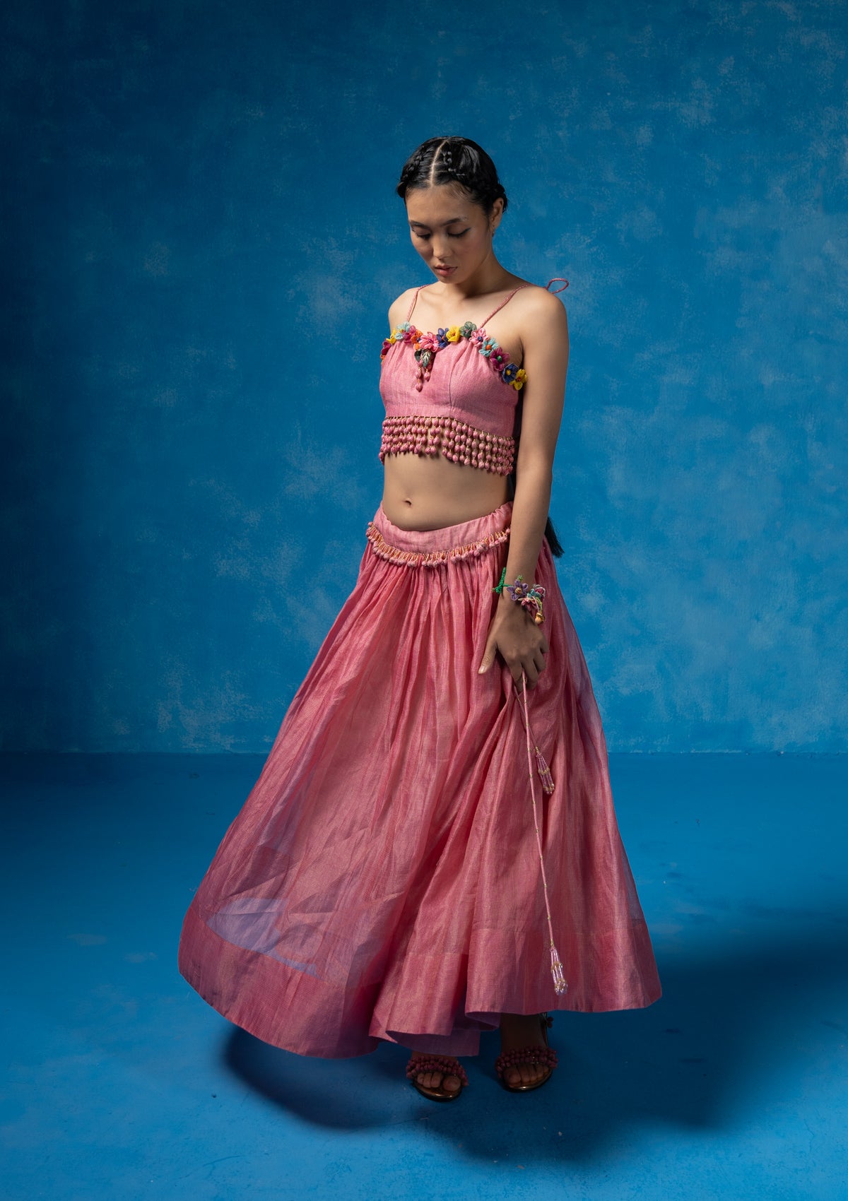 Shreepatra Skirt & Bustier Set