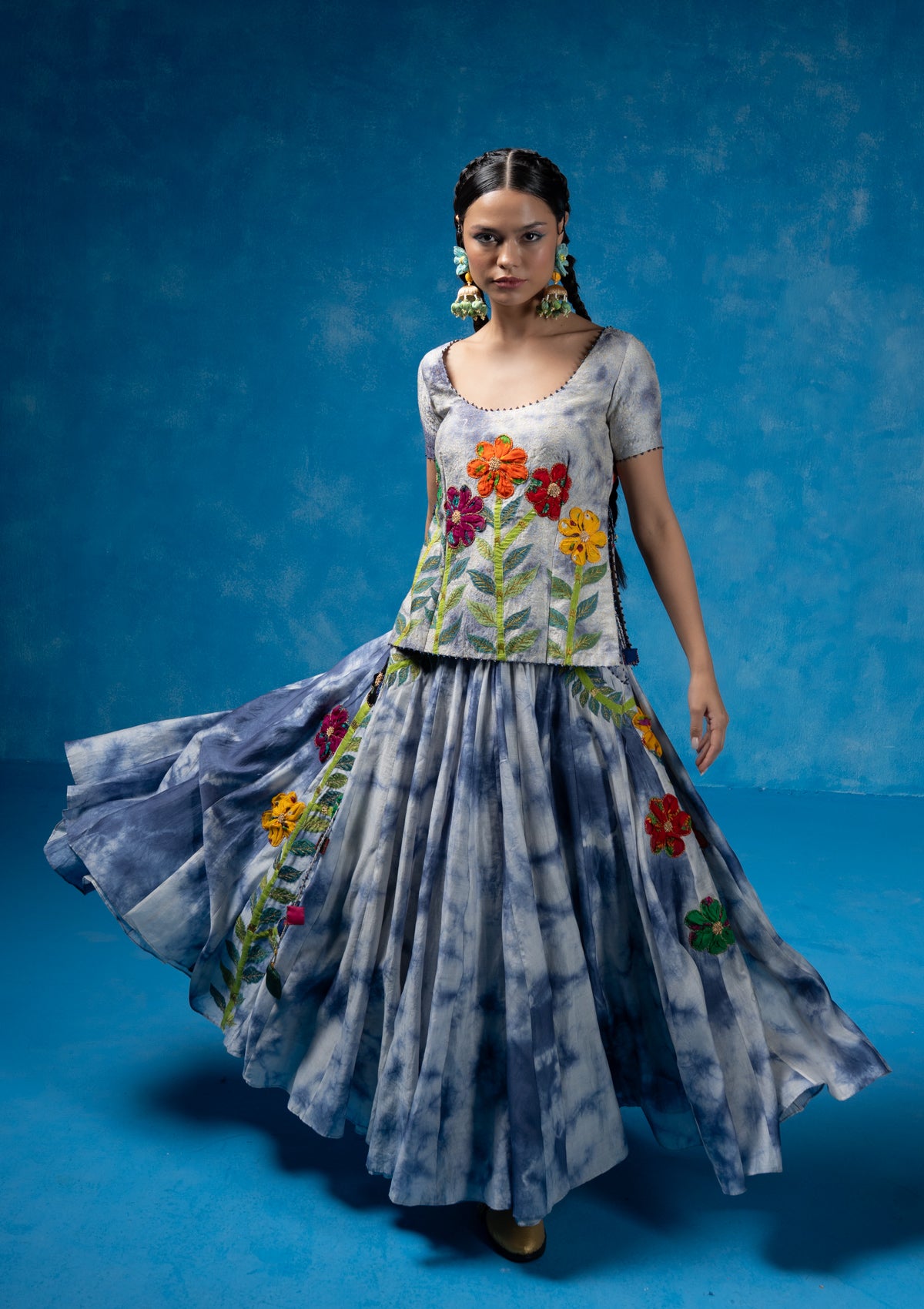 Vedi Tie-Die Skirt