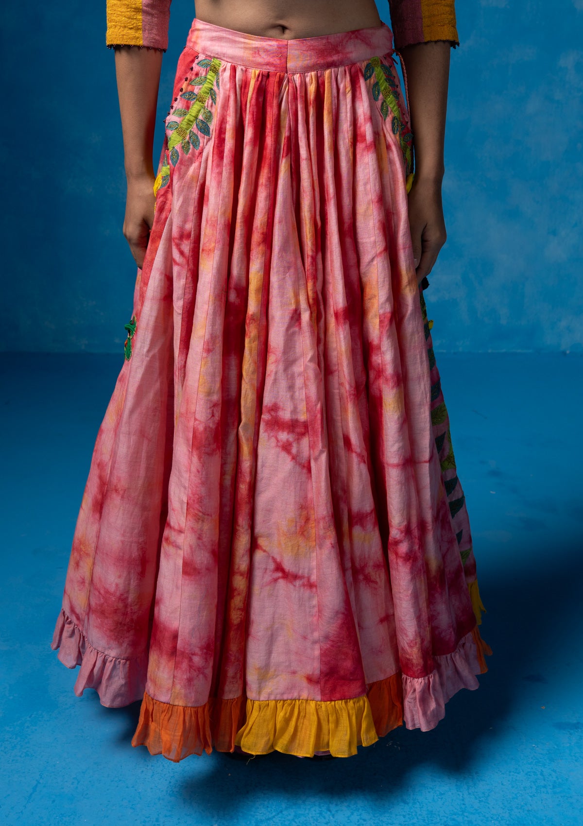 Rangavali Choli,Skirt & Dupatta Set