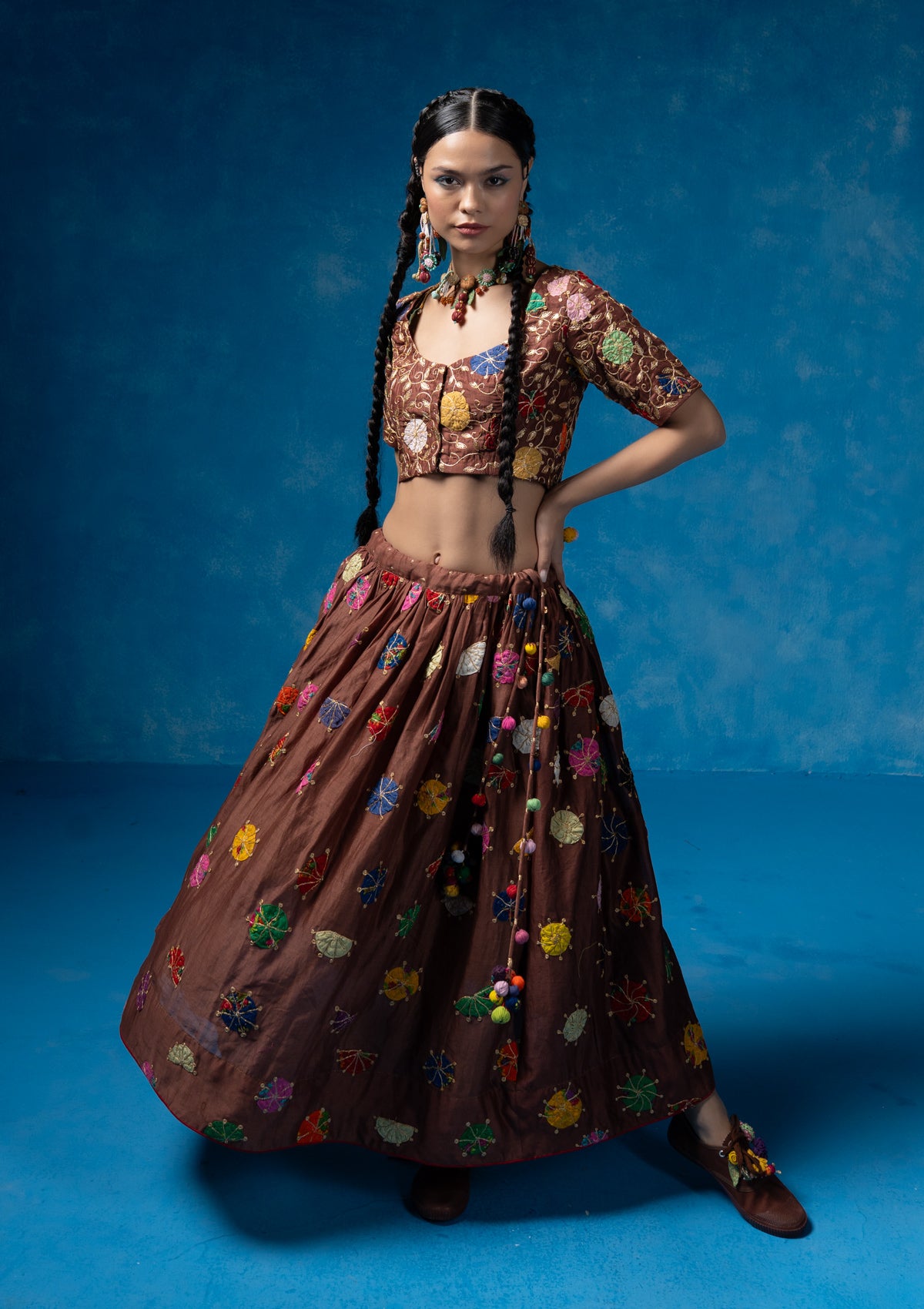 Anarika Skirt & Blouse Set