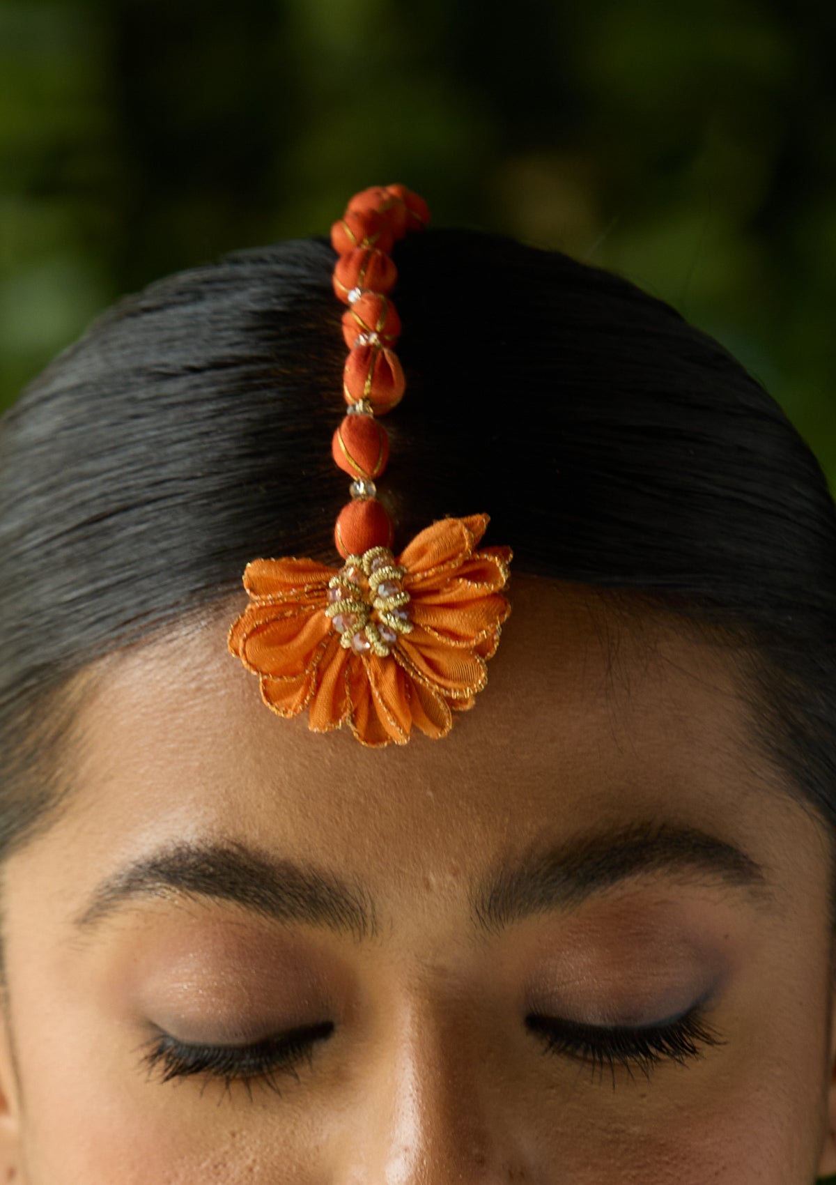 Narangi Floral Mangtikka