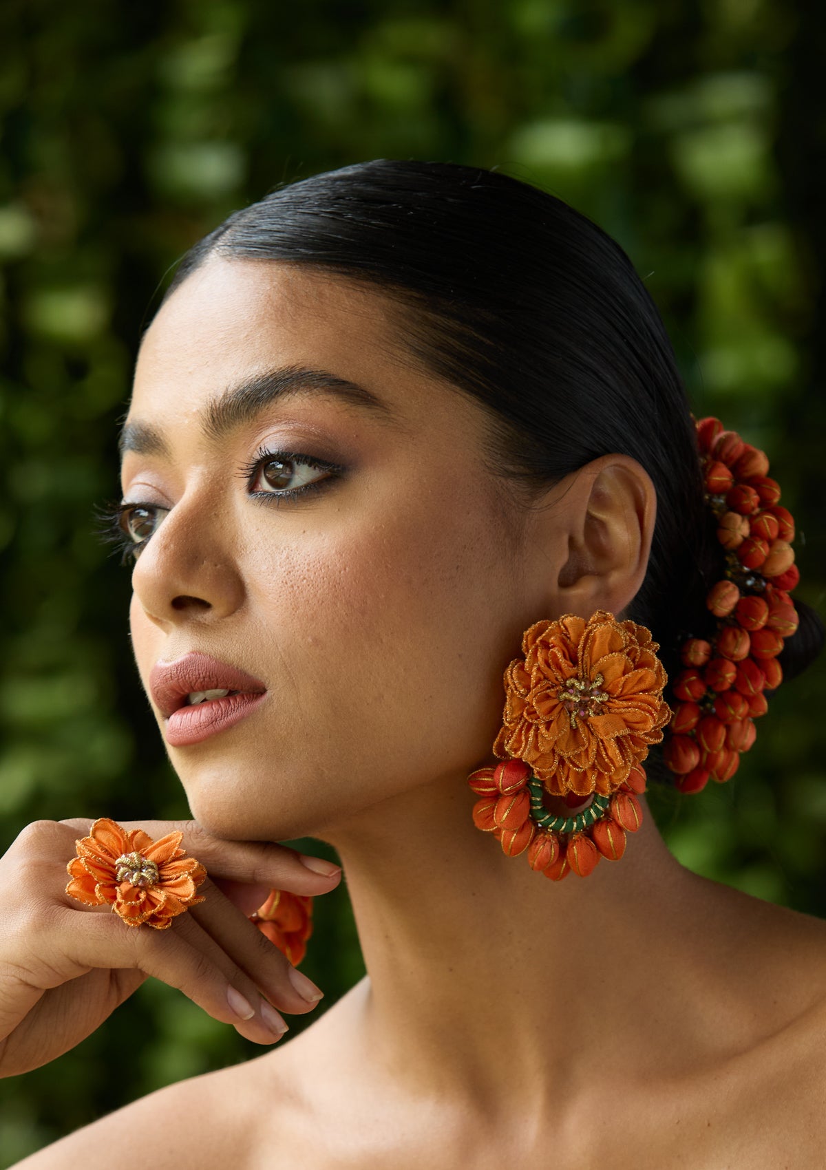 Narangi Floral Earrings