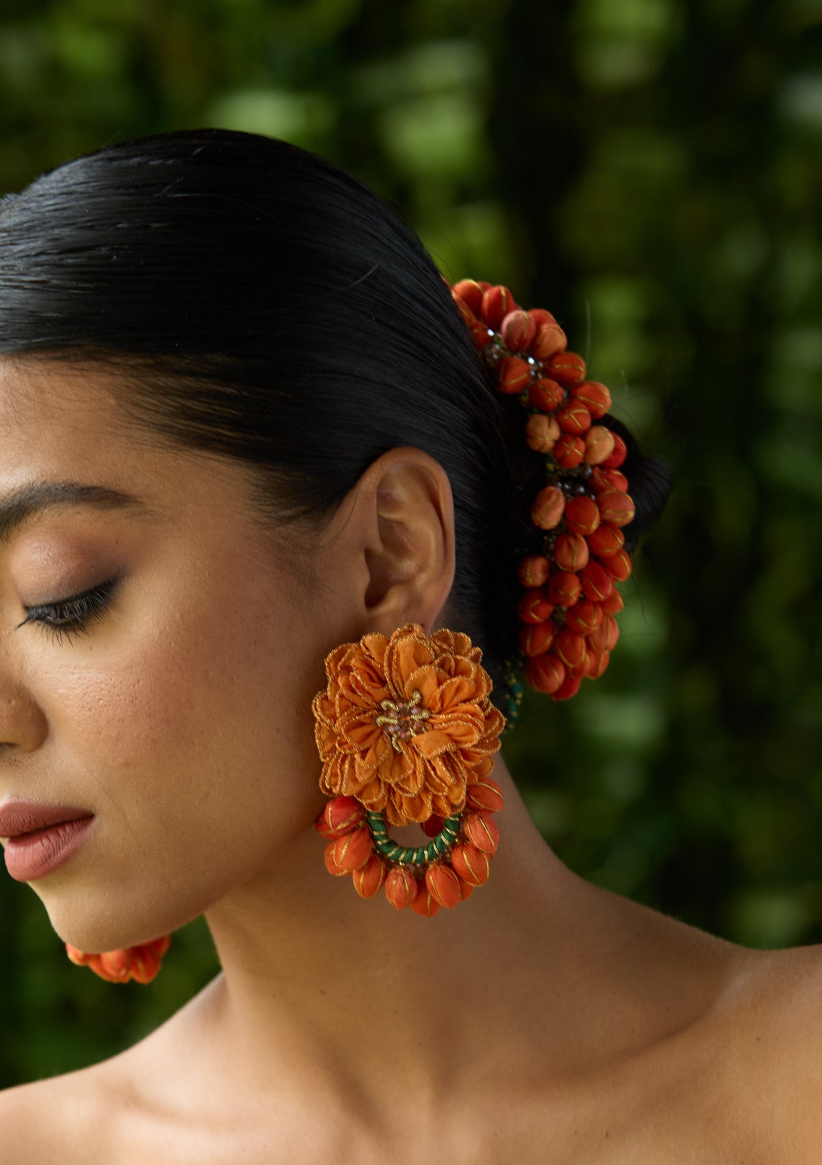 Narangi Floral Earrings