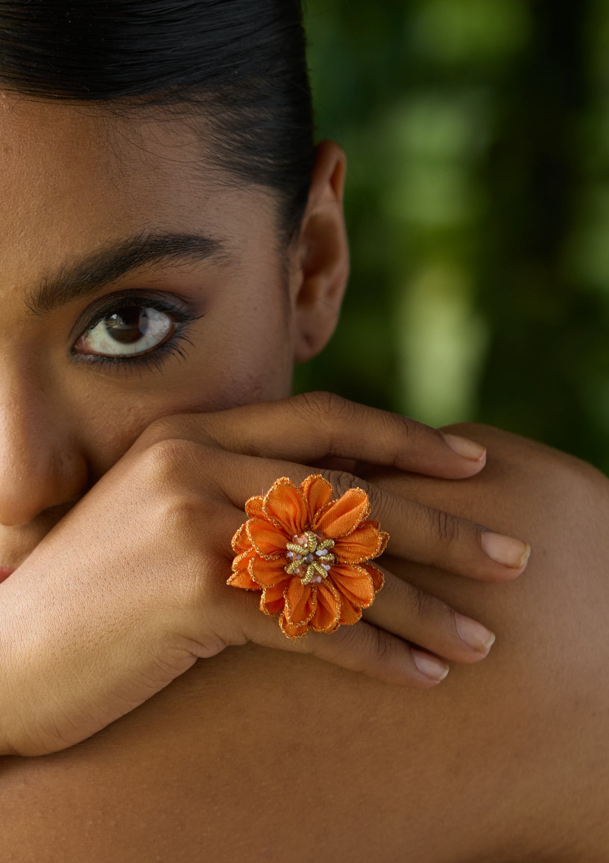 Narangi Floral Ring