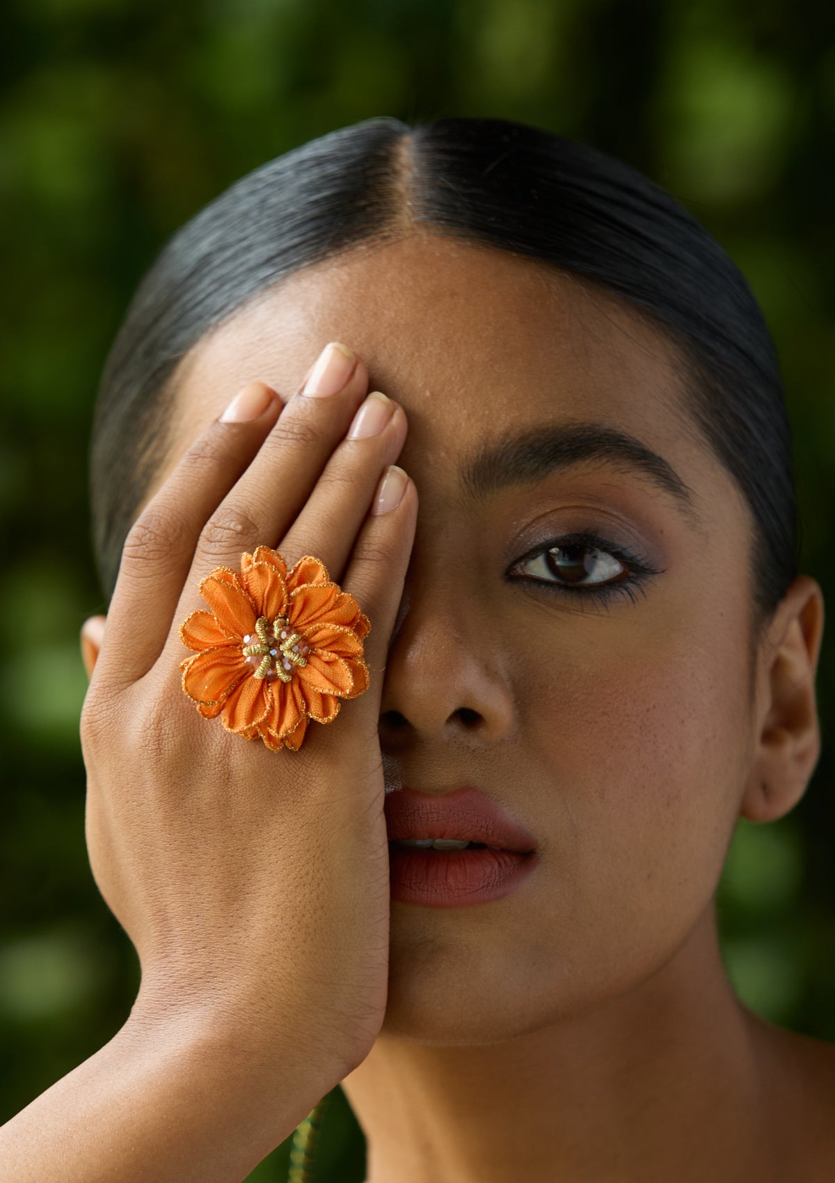 Narangi Floral Ring