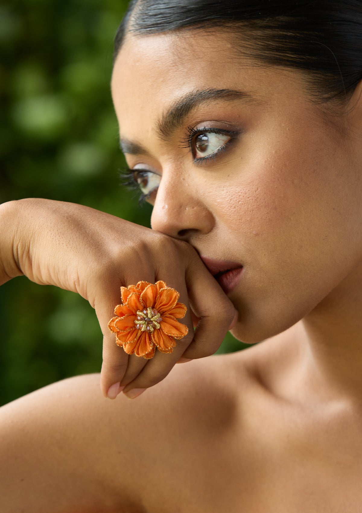 Narangi Floral Ring