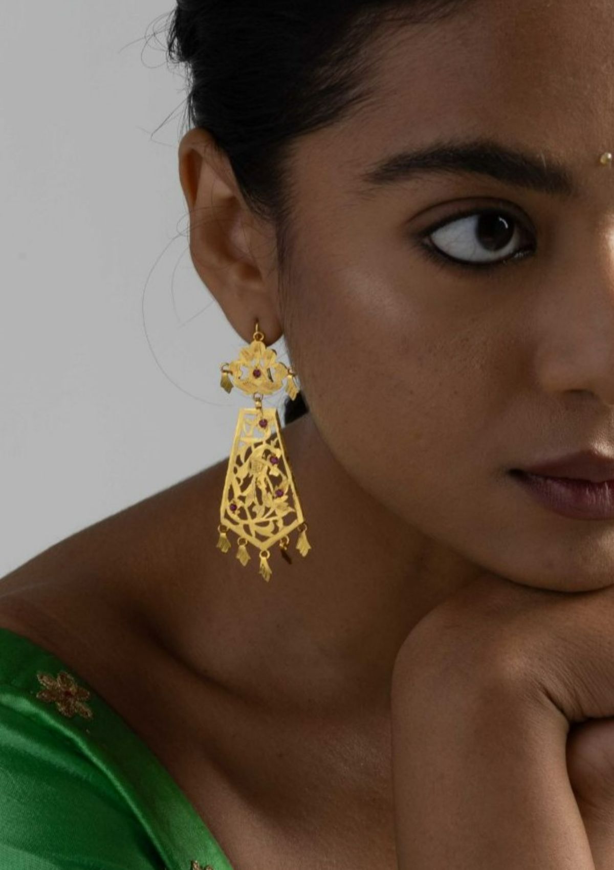 Rano Gold Tone Earrings