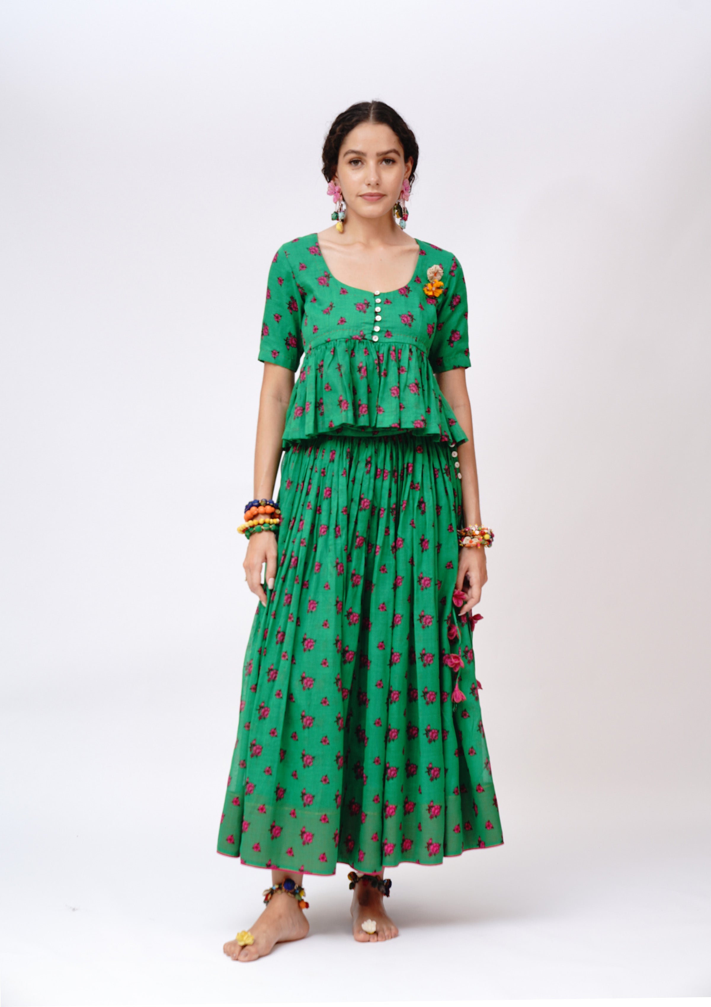 Gulri Ghagra & Choli Set