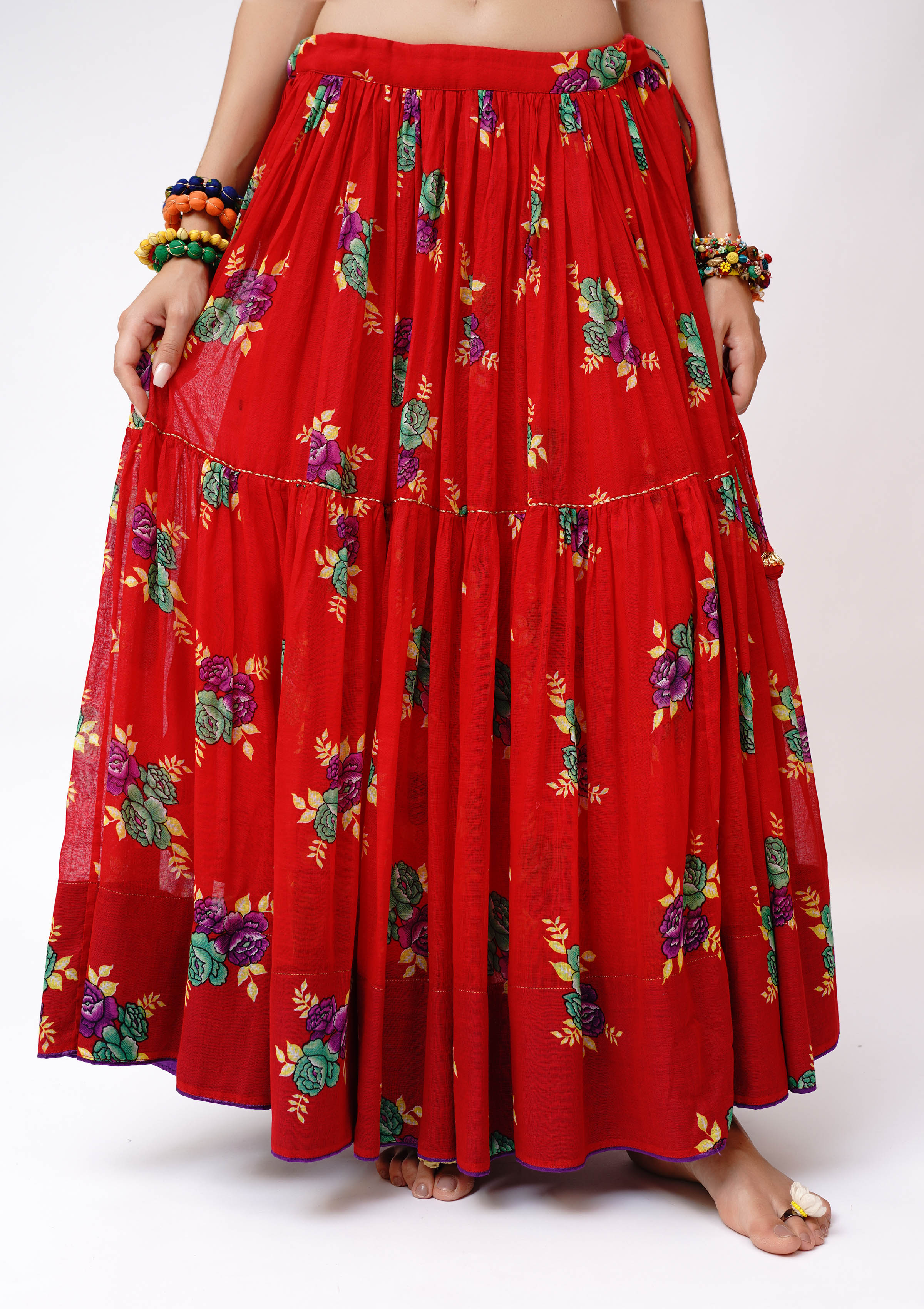 Navdini Chintz Ghagra