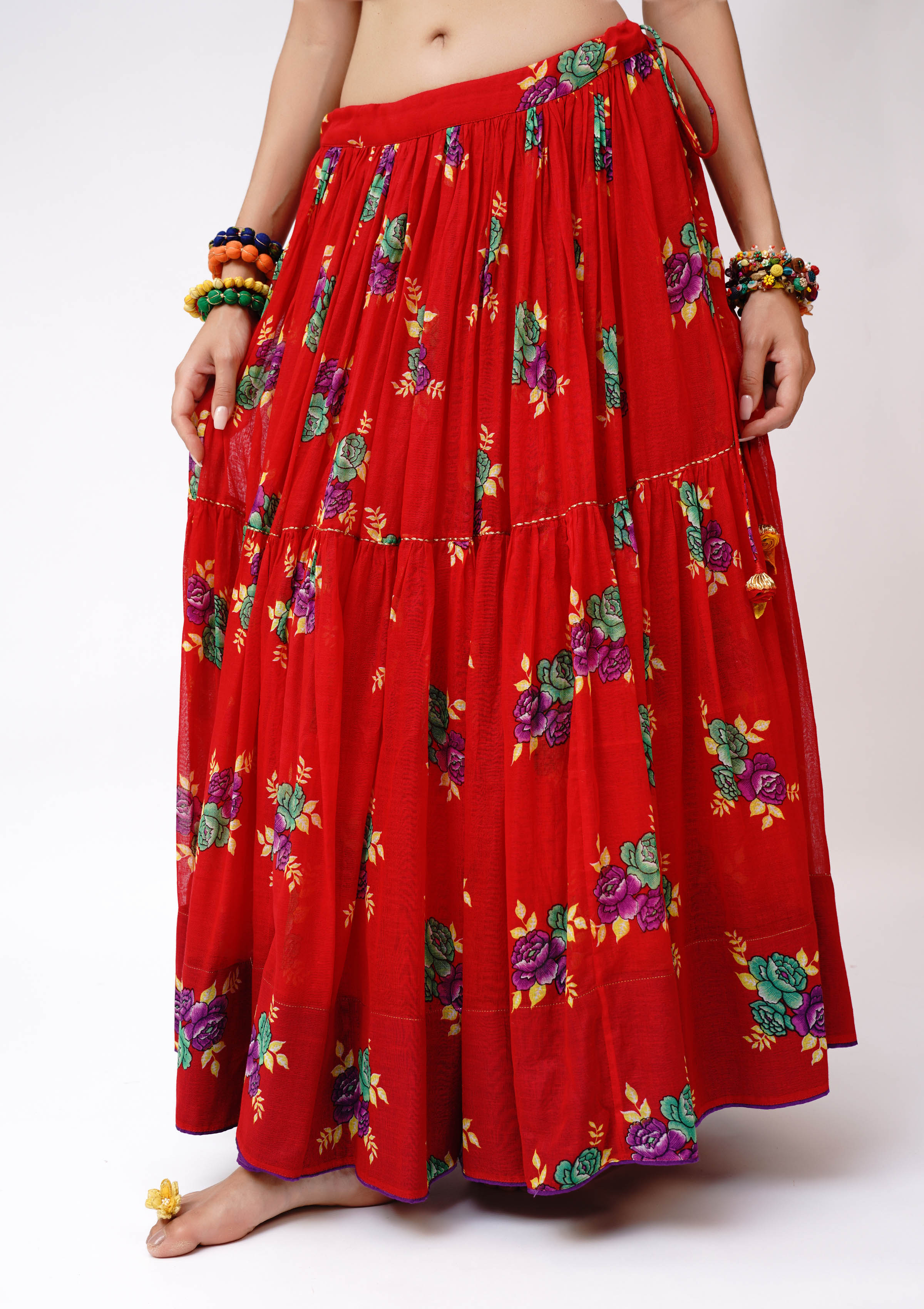 Navdini Chintz Ghagra