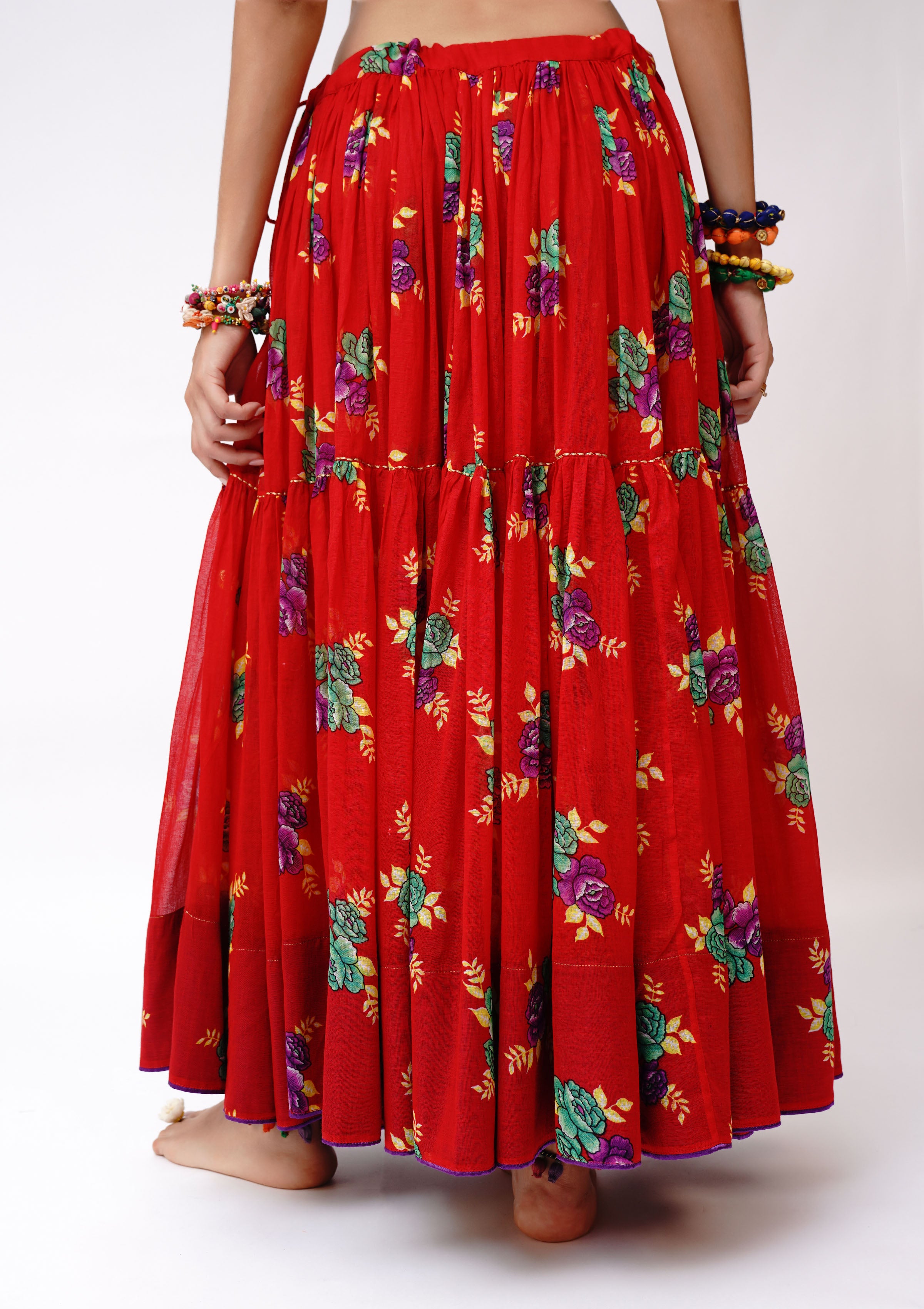 Navdini Chintz Ghagra