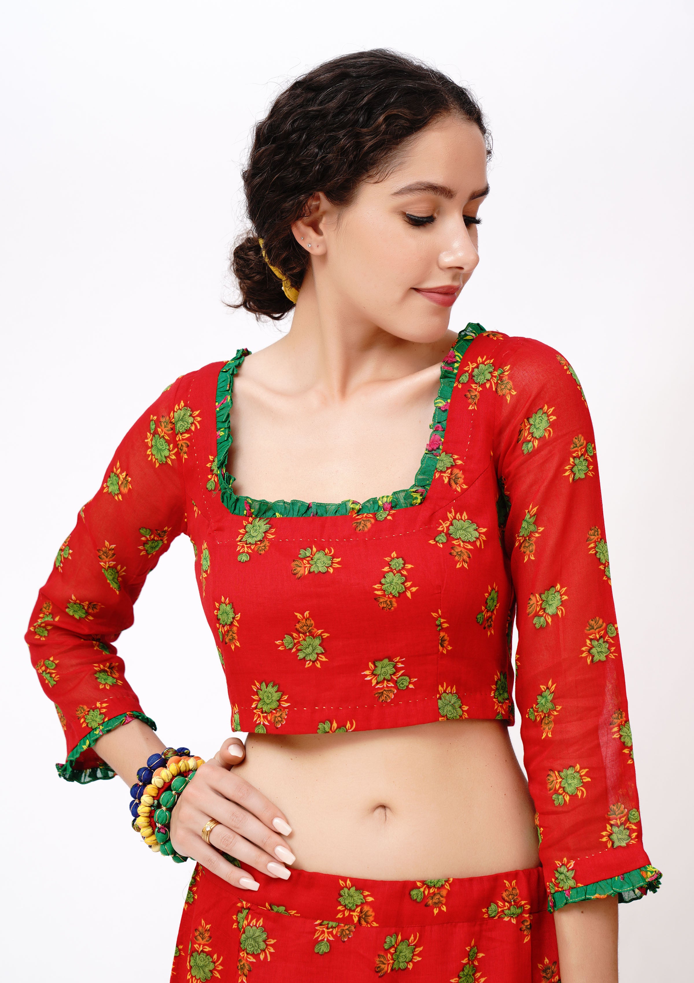 Panghatiya Chitz Blouse