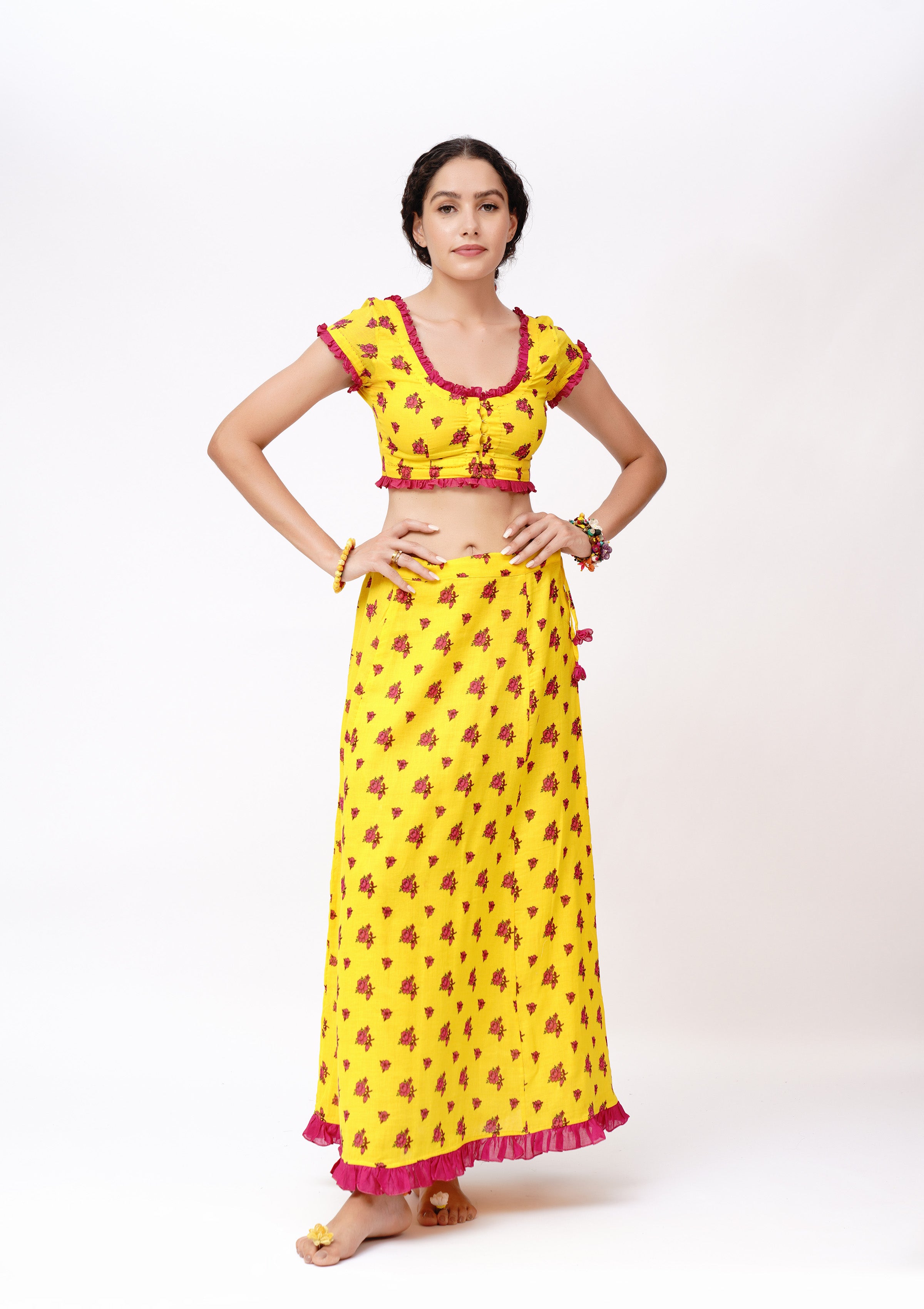 Phoolbeli Blouse & Petticoat Set