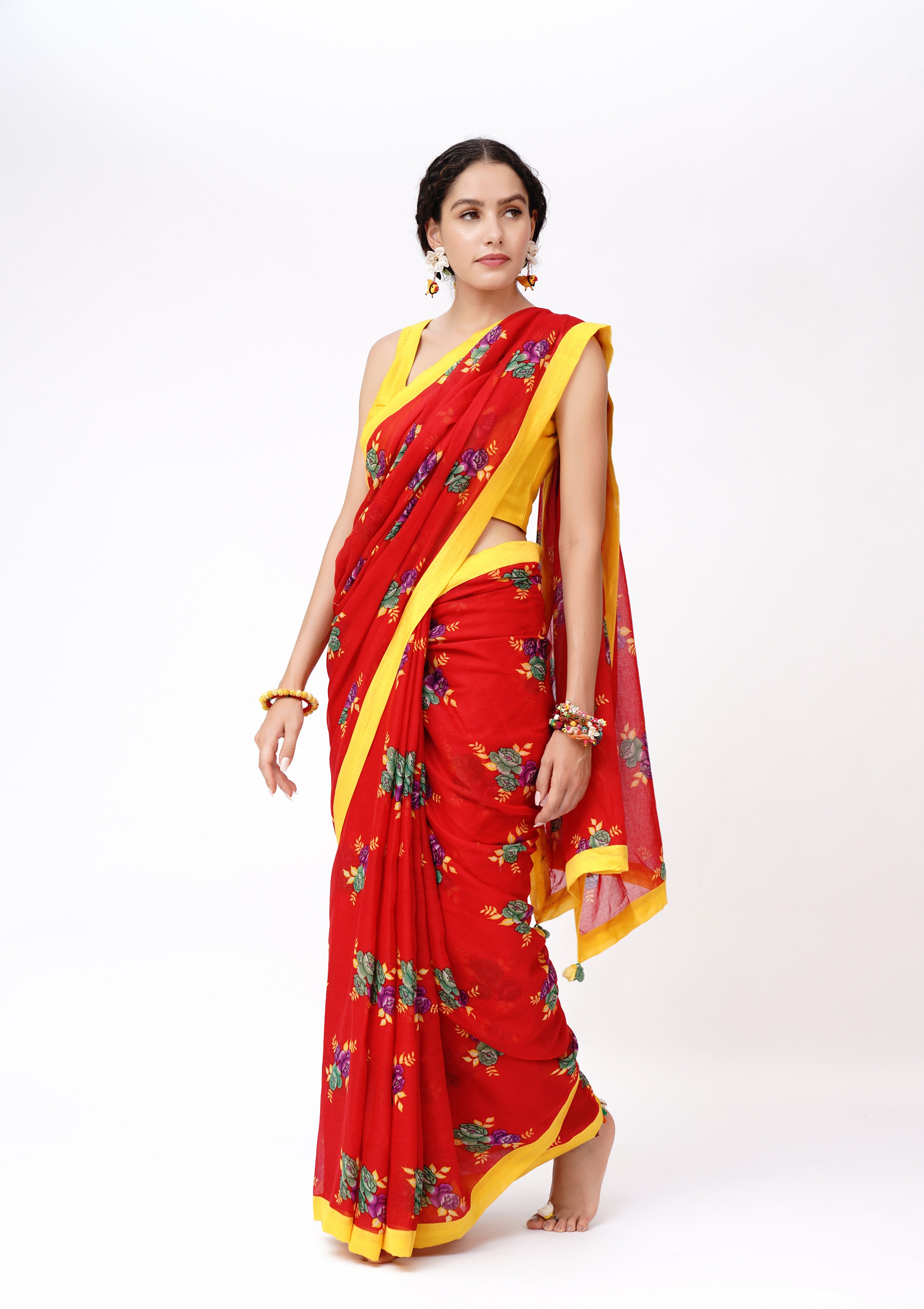 Phool Rang Saree