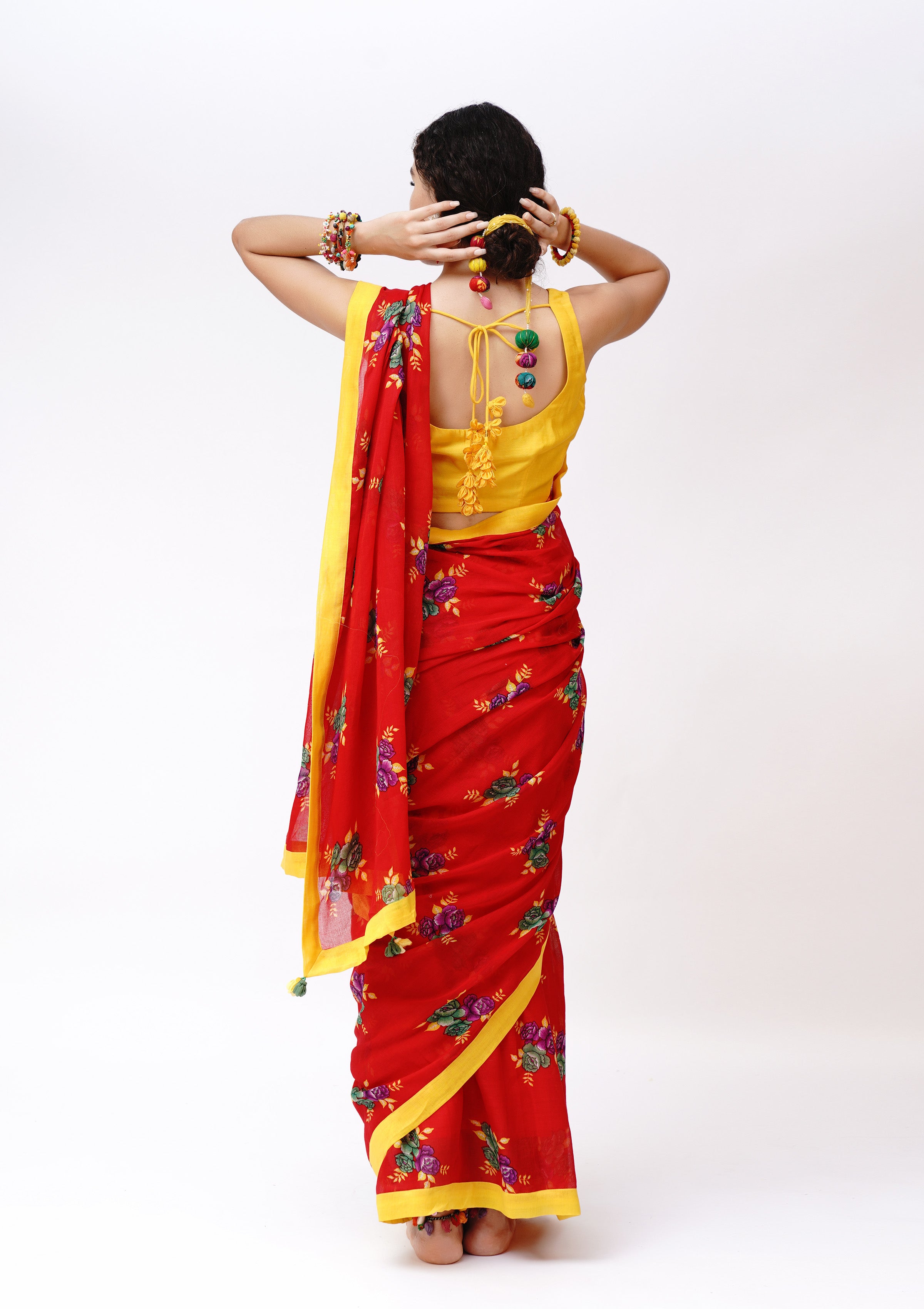 Phool Rang Saree