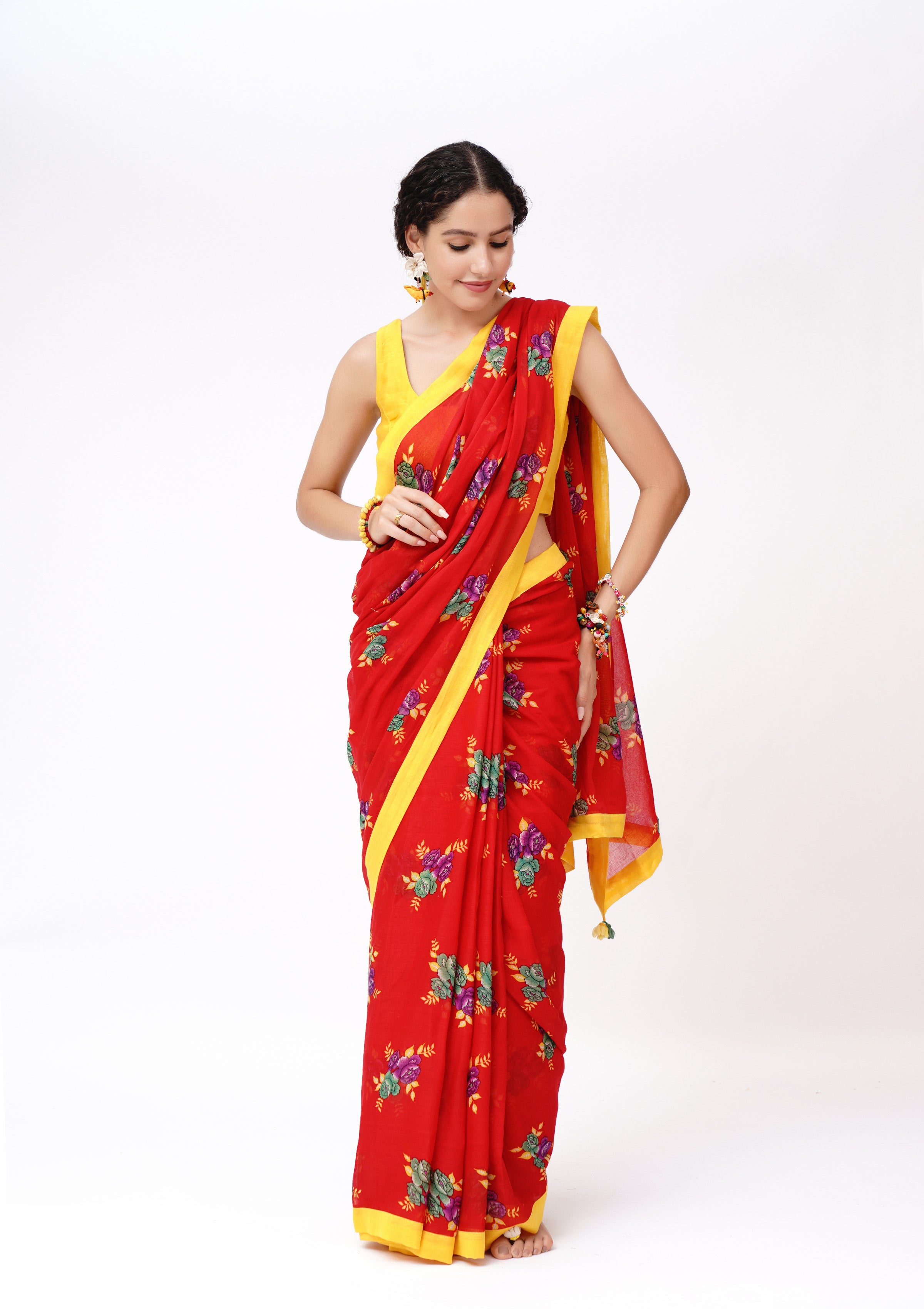 Phool Rang Saree