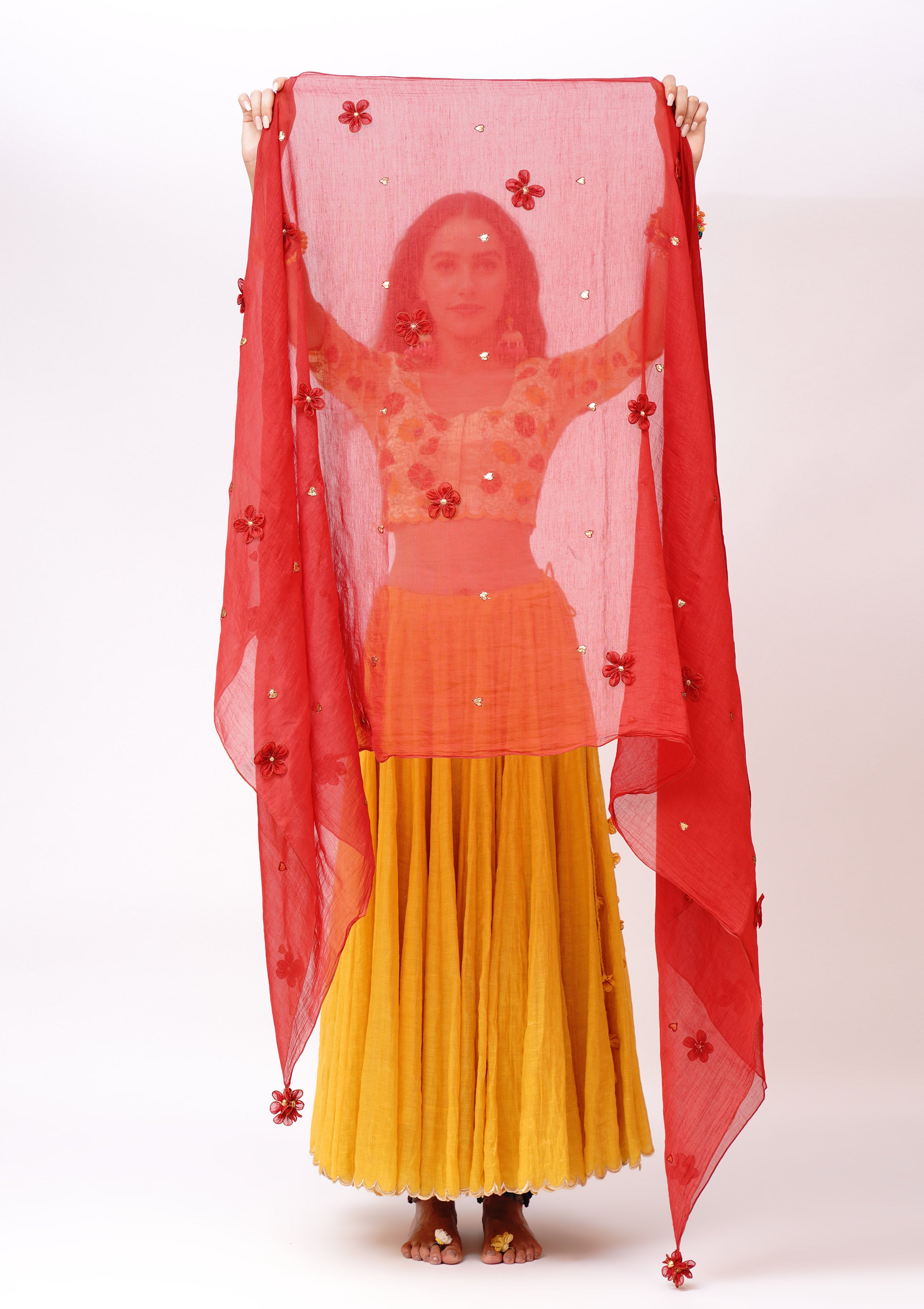 Ambeyaa Ghagra, Choli & Dupatta Set
