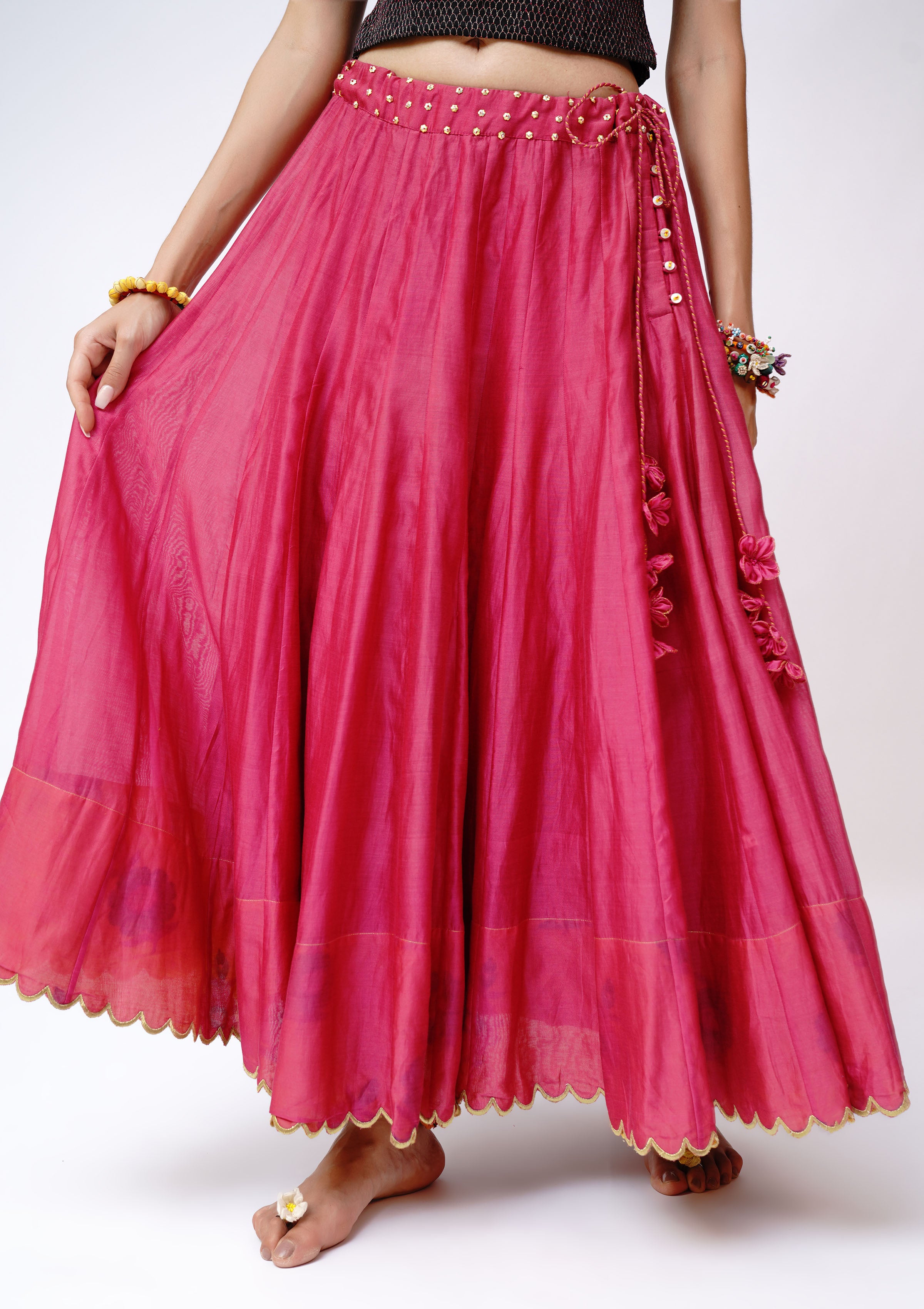 Mehkiya Pink Ghagra