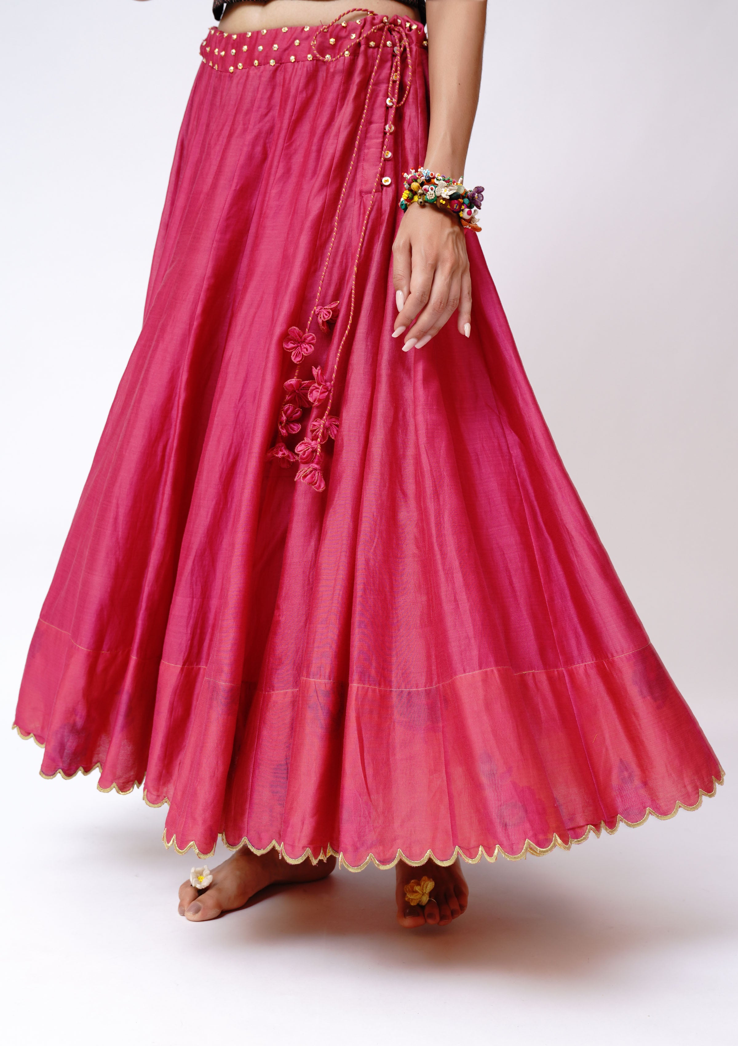 Mehkiya Pink Ghagra