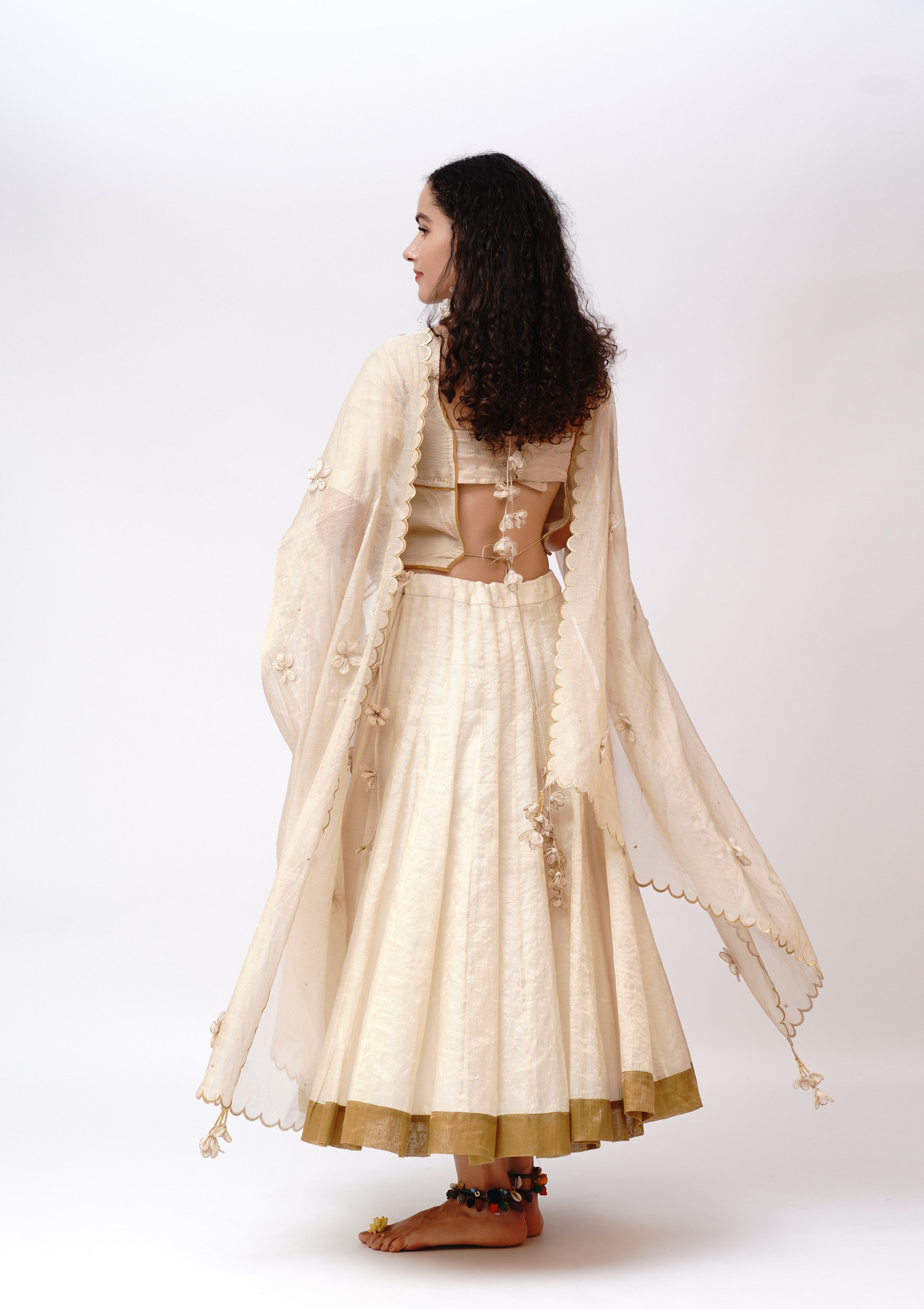Prabhaa floral Dupatta