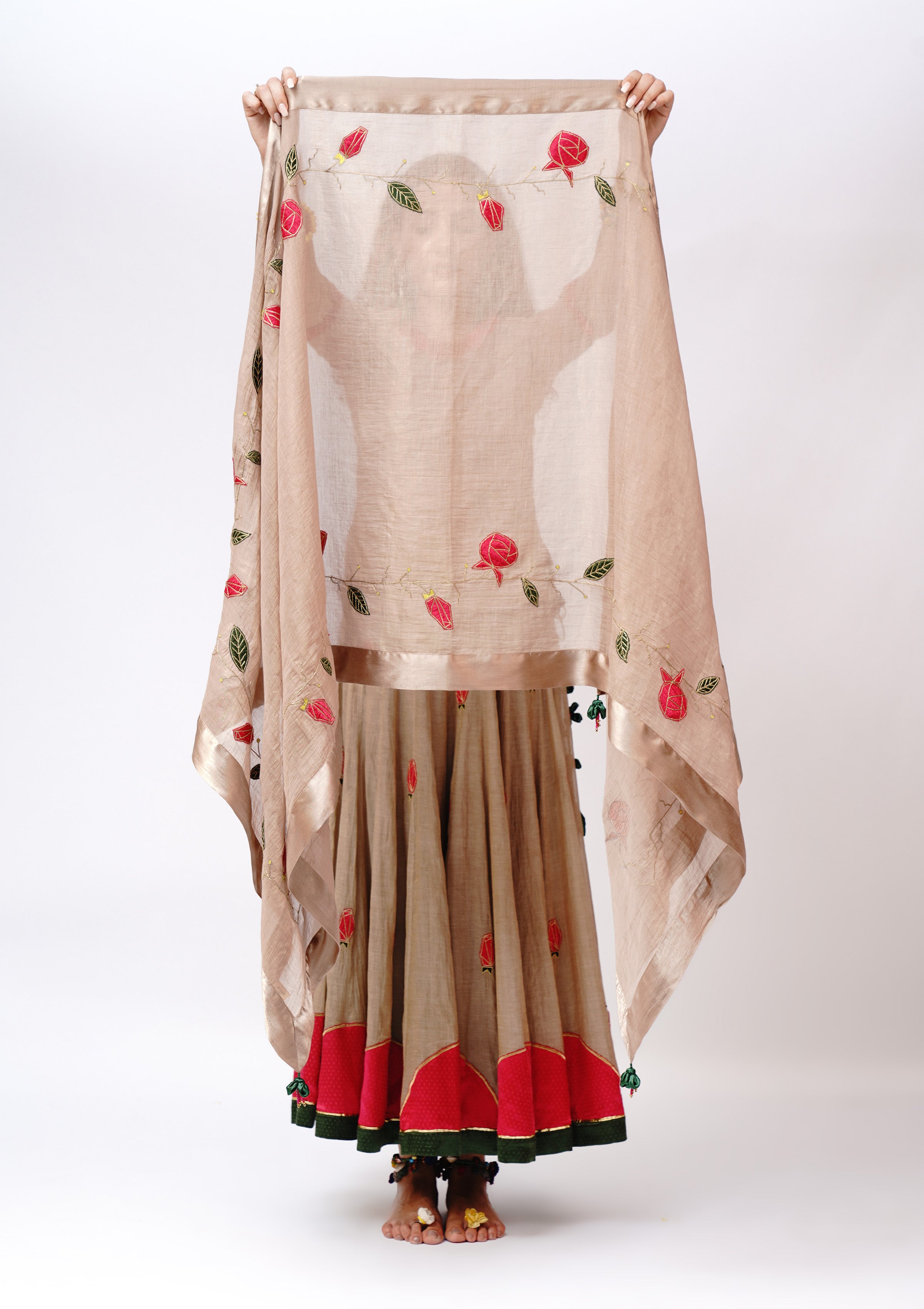 Chatori Rose Dupatta