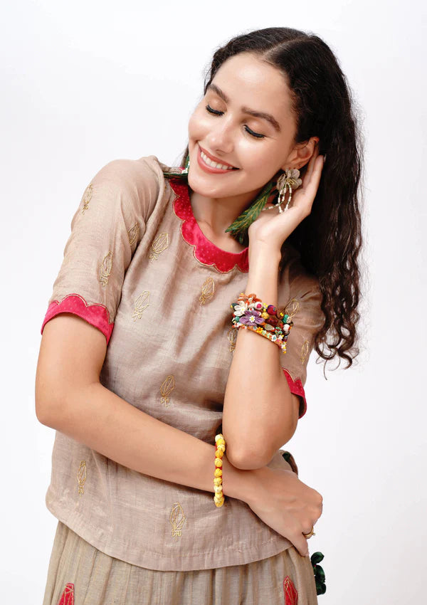 Hori Floral Earrings