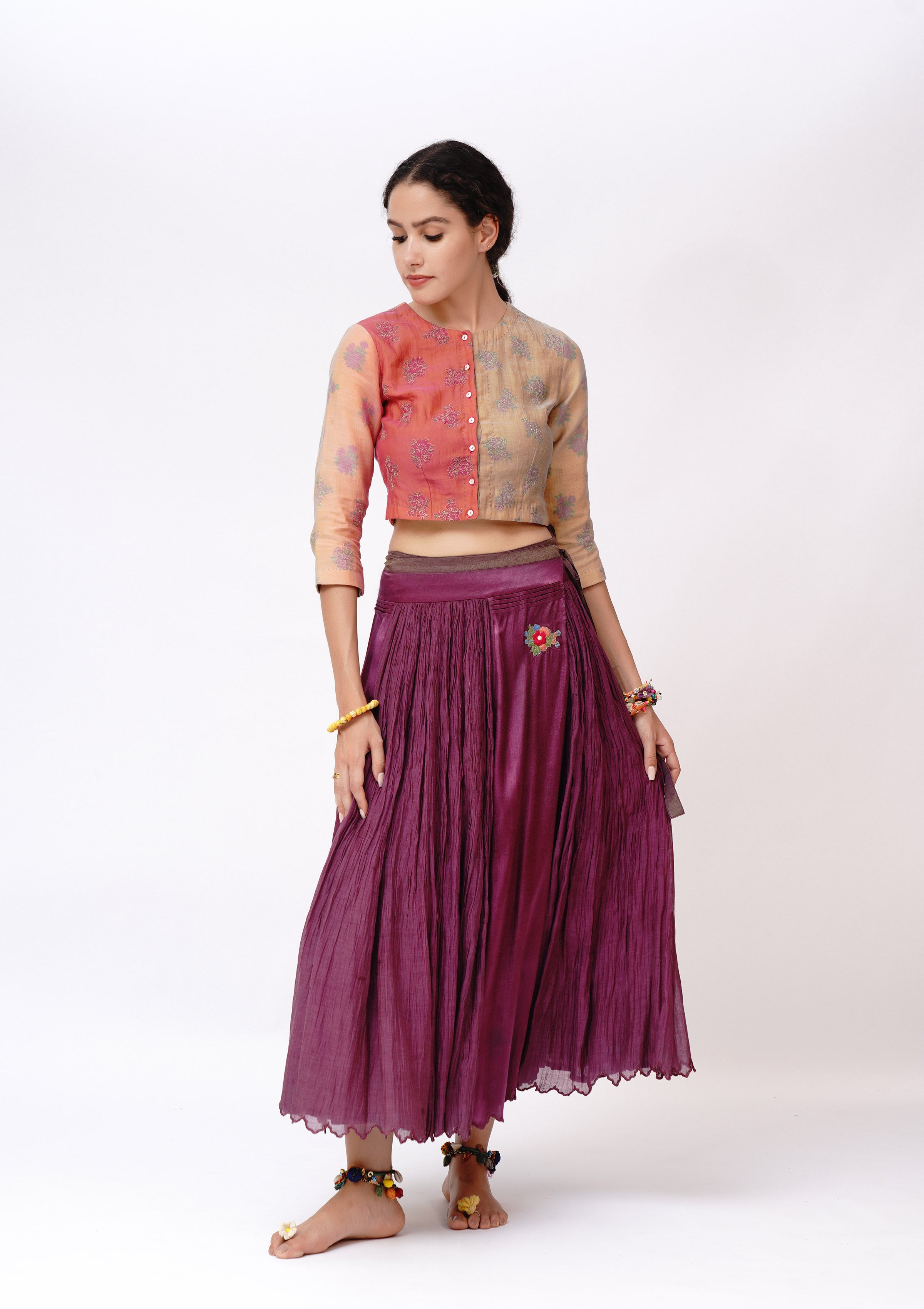 Jhankri Ghagra & Choli Set