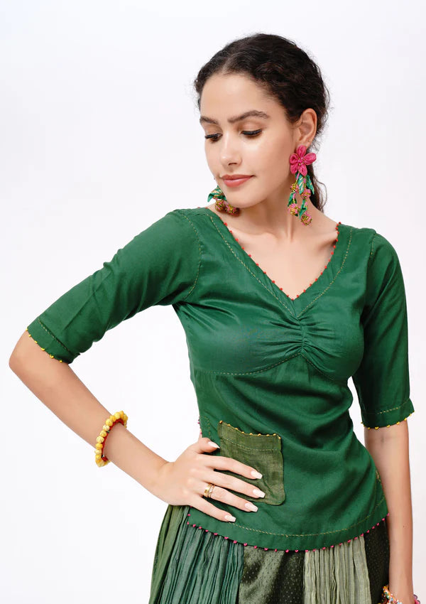 Evergreen Floral Earrings