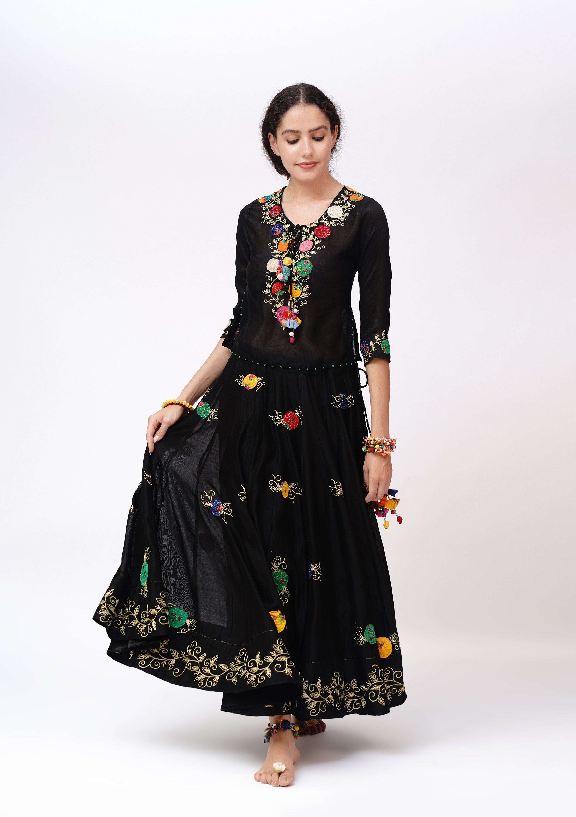 Meghrani Ghagra & Choli Set