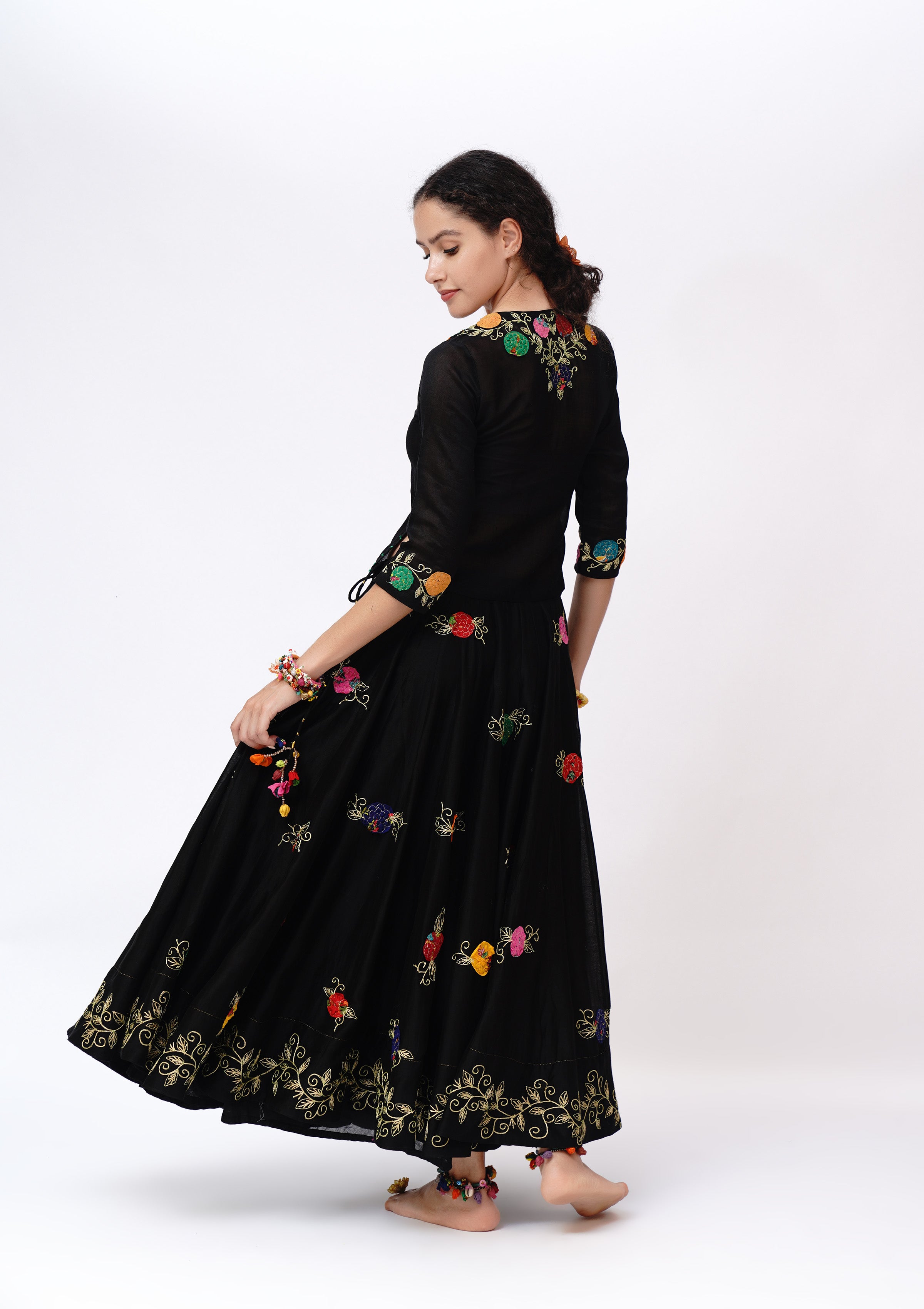 Meghrani Ghagra & Choli Set