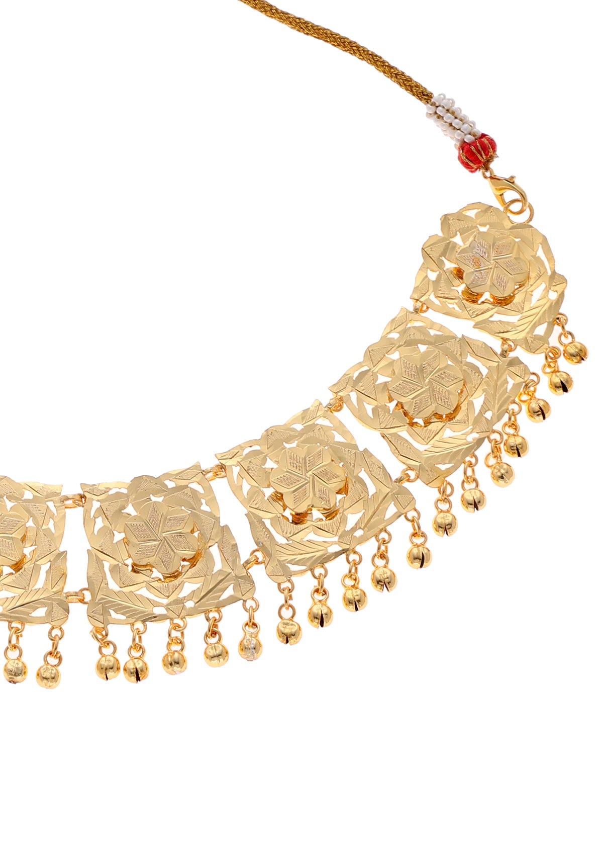 Kalpana Gold Tone Silver Necklace